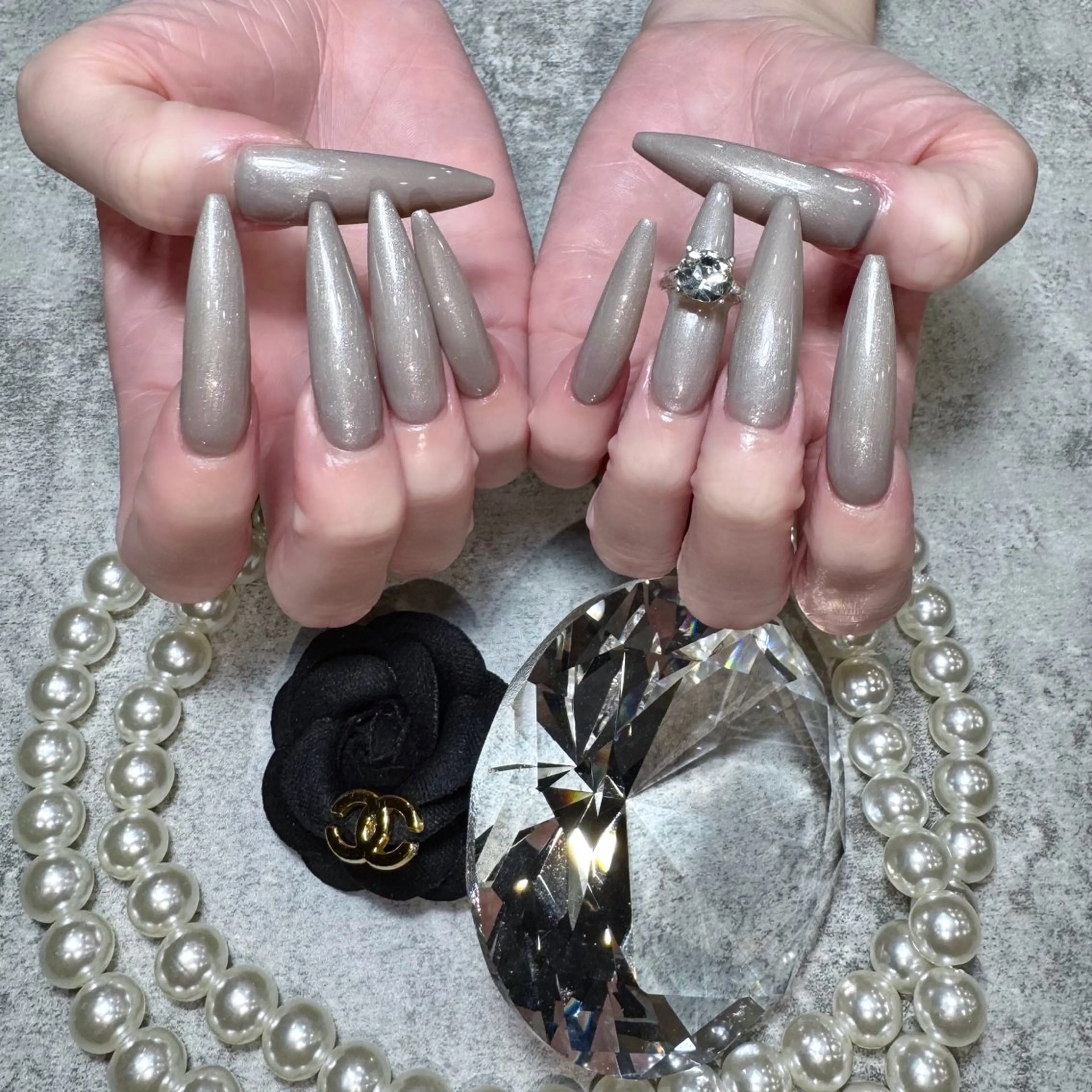 ネイル ロングネイル ネイルチップ ハンドネイル ドリスネイルサロン所属・Doris Nail Salonのネイルデザイン