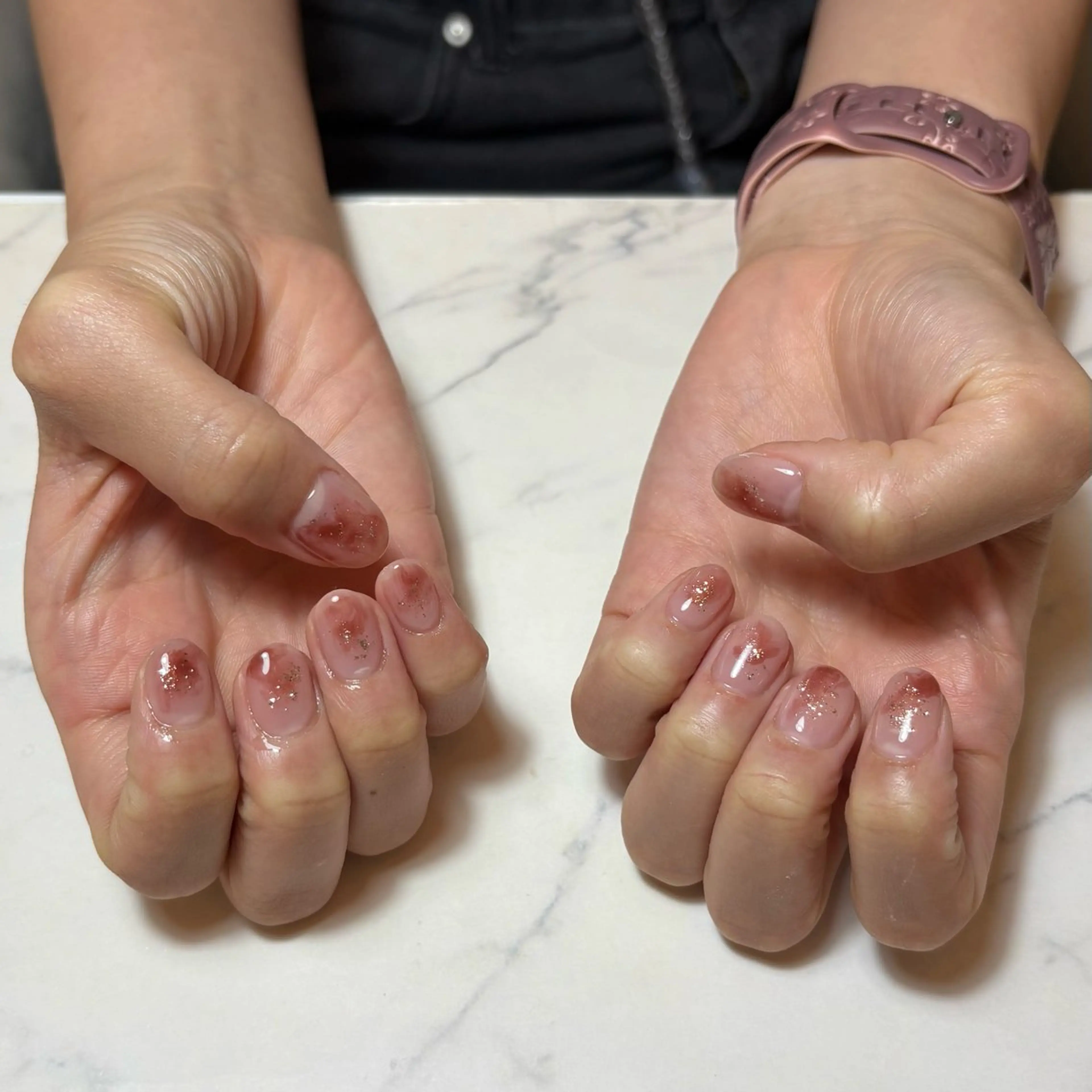 ネイル ニュアンスネイル 💫 さりのネイルデザイン