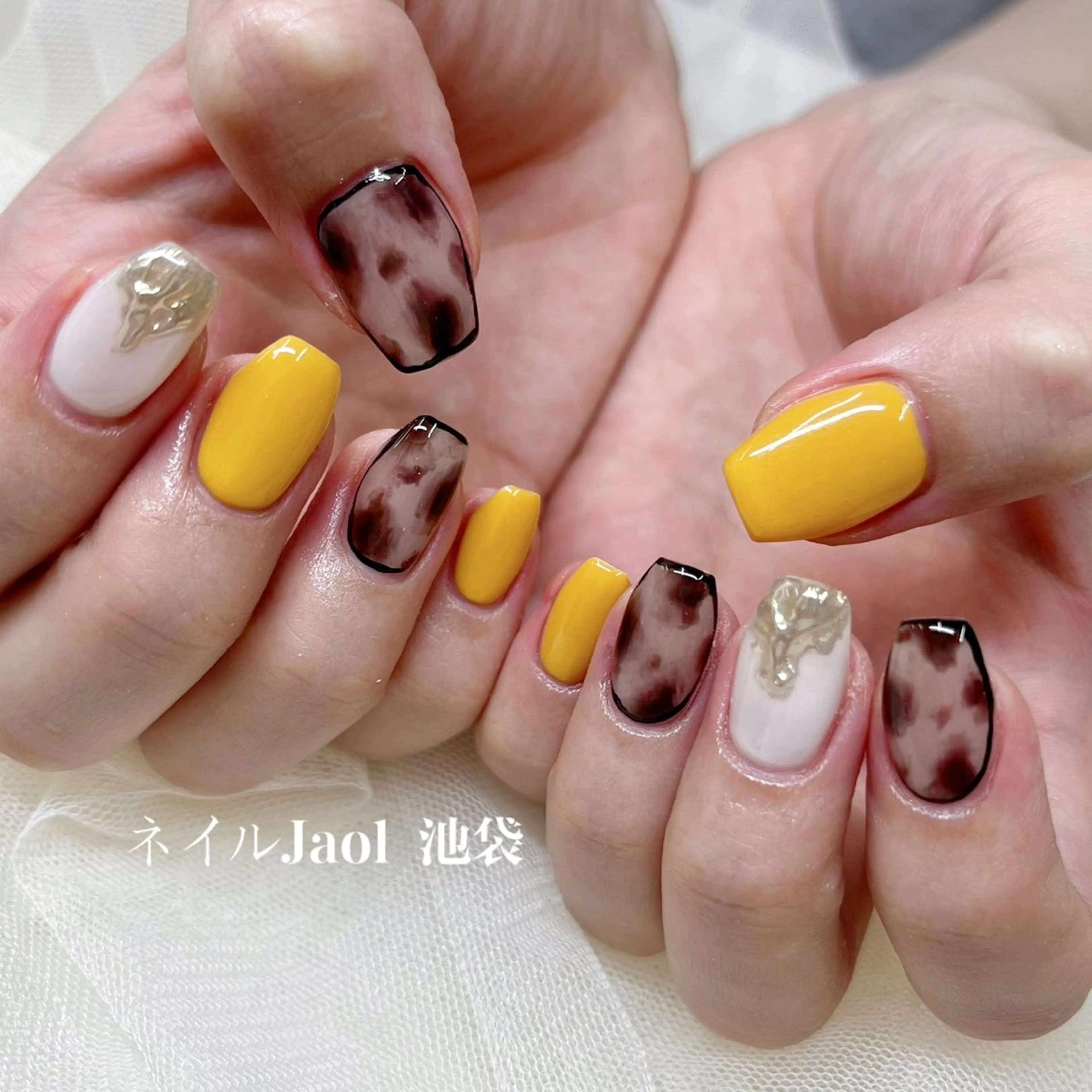 ミディアム nail jaol池袋店所属・ネイルJaol 池袋のネイルデザイン