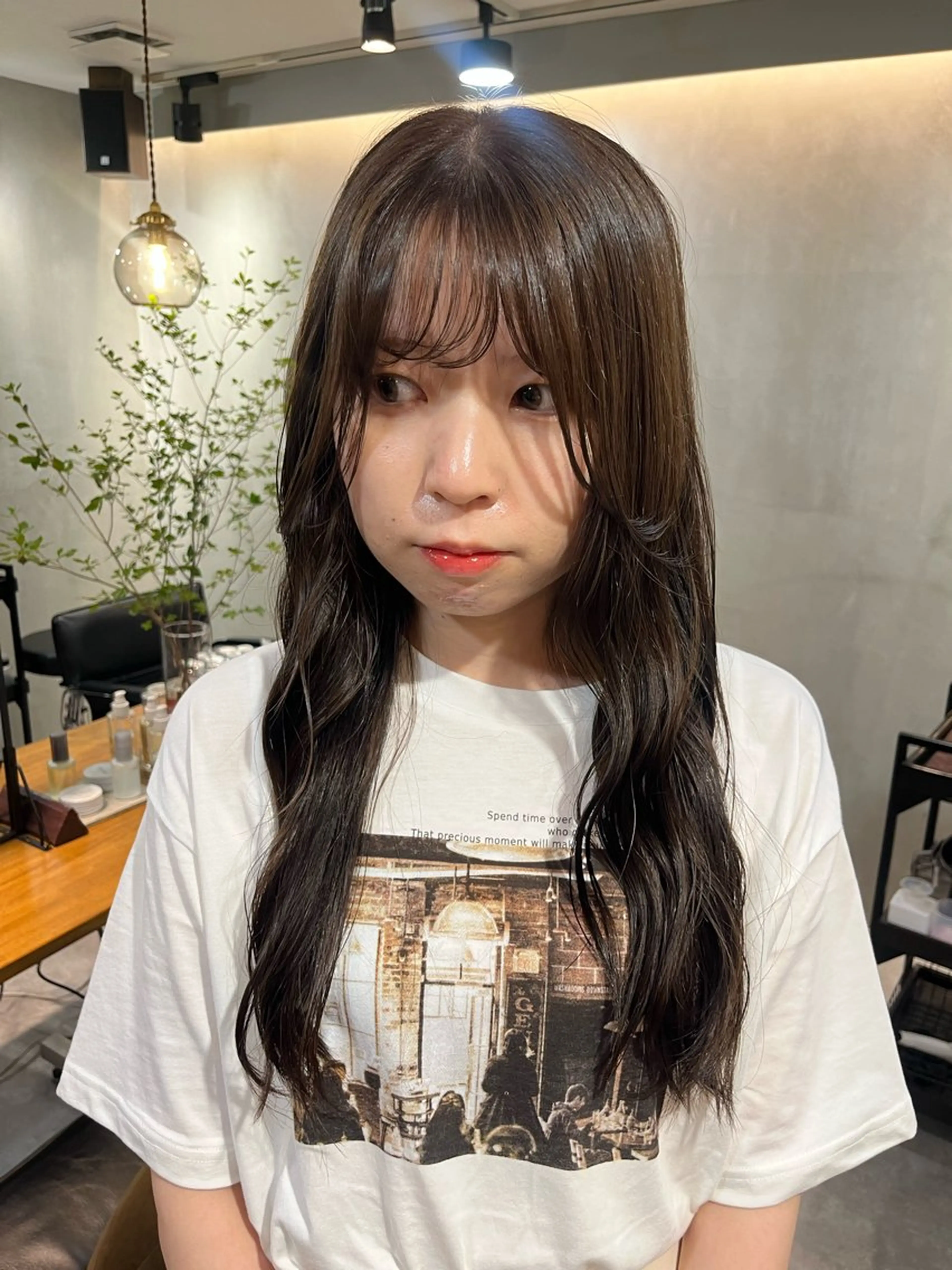 ロング ヘアカラー トリートメント STAND By HAIR&Coffee所属・🤎透明感ツヤカラー Chinatsu🤎のヘアスタイル