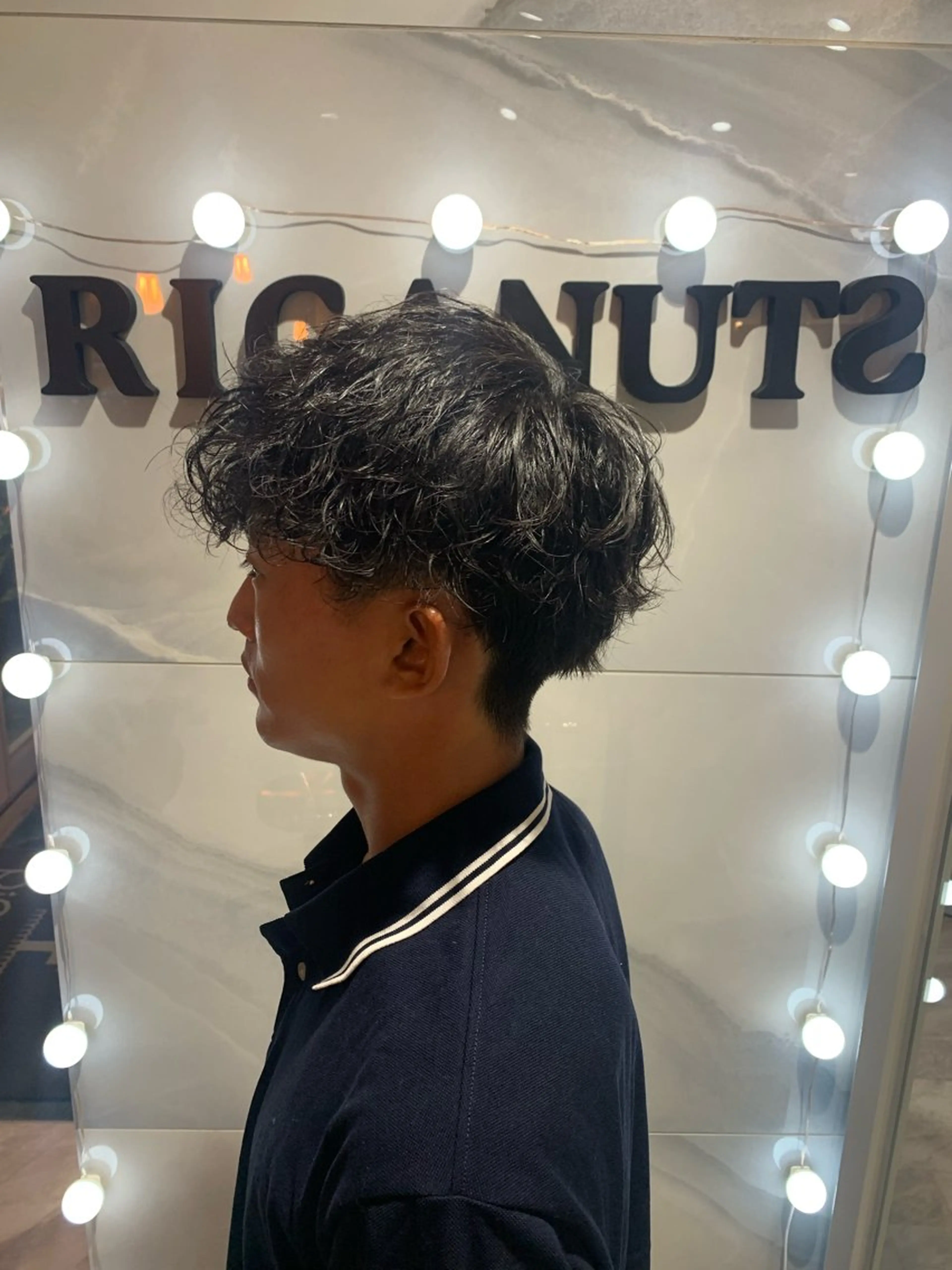 パーマ メンズ カット パーマ メンズ/レイヤー/ 高田優のヘアスタイル