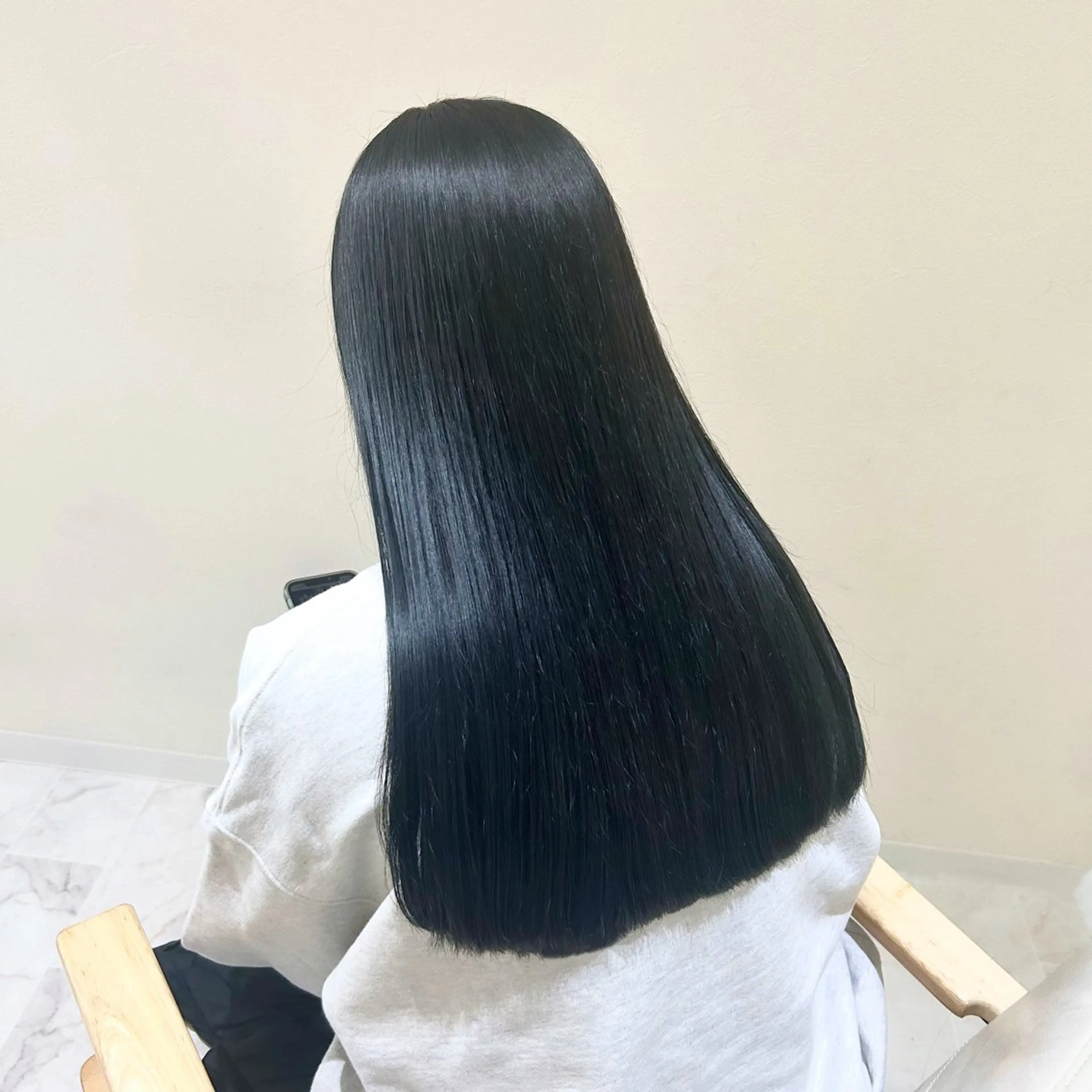 【カット無し】髪質改善ケアカラー+TOKIO超音波トリートメントの写真