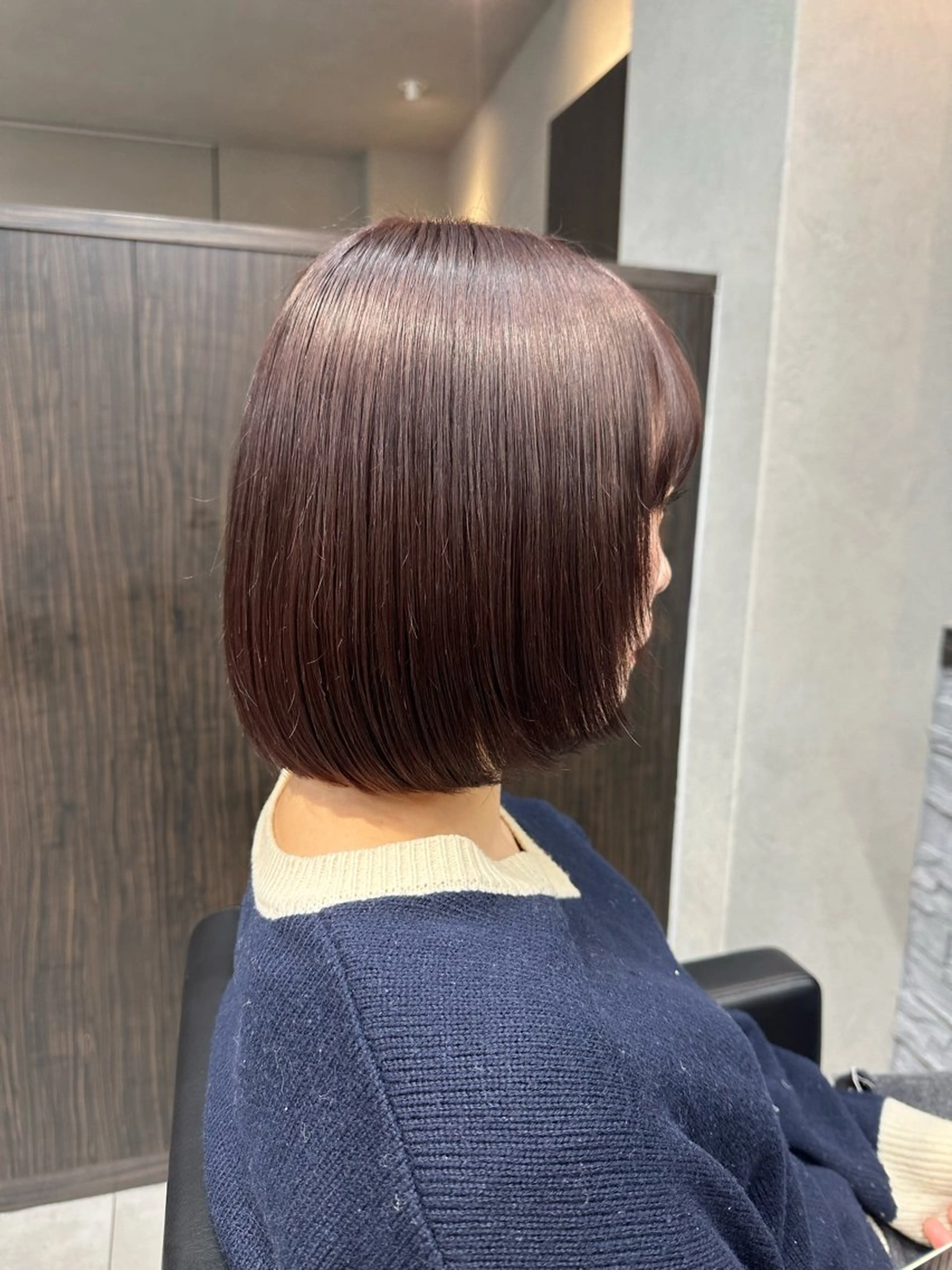 ショート カラー ブラウンカラー ピンクカラー ピンクブラウン りおん レイヤー/ベージュのヘアスタイル