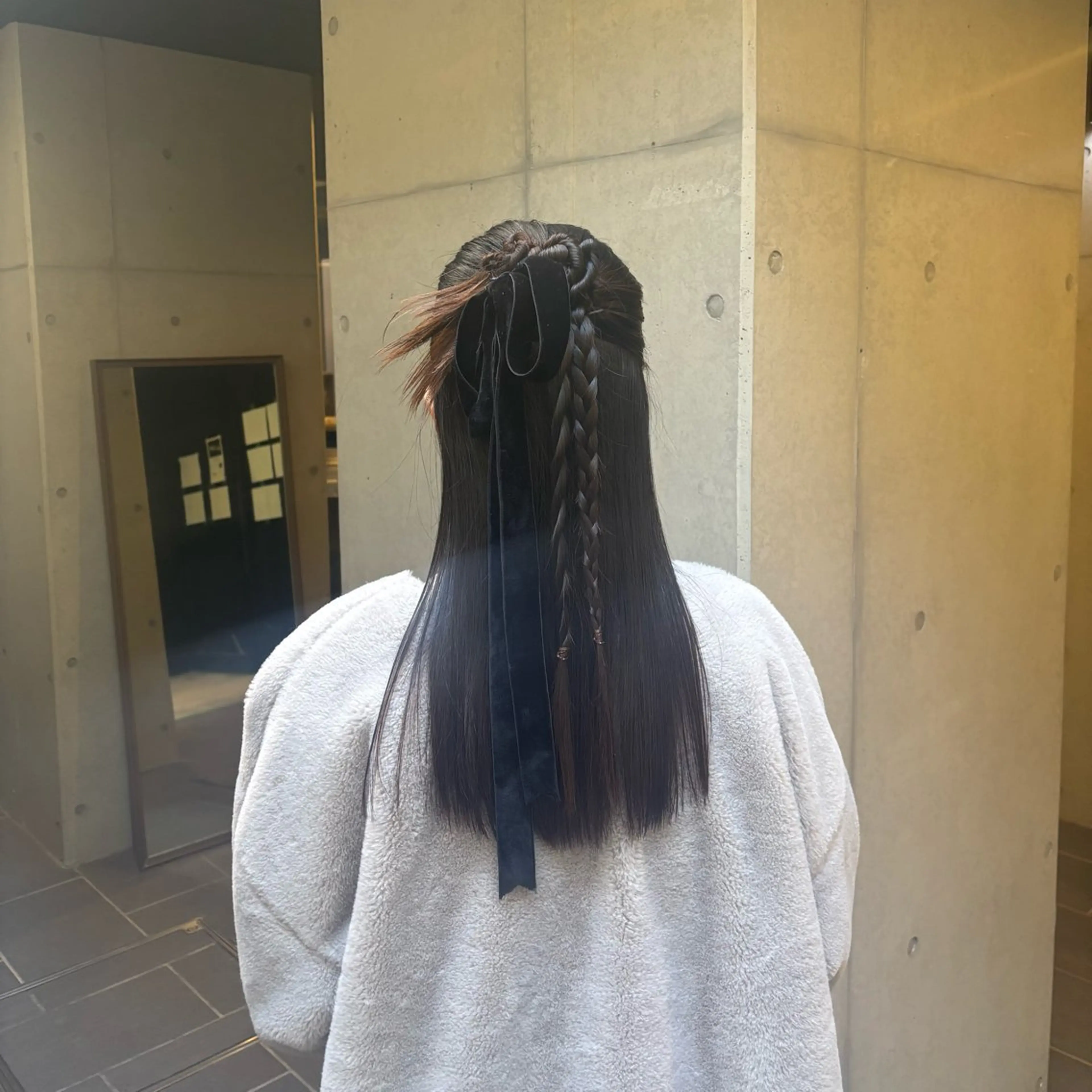 セミロング ヘアアレンジ ヘアセット 〖❁田尻千尋| LEONID❁〗のヘアスタイル