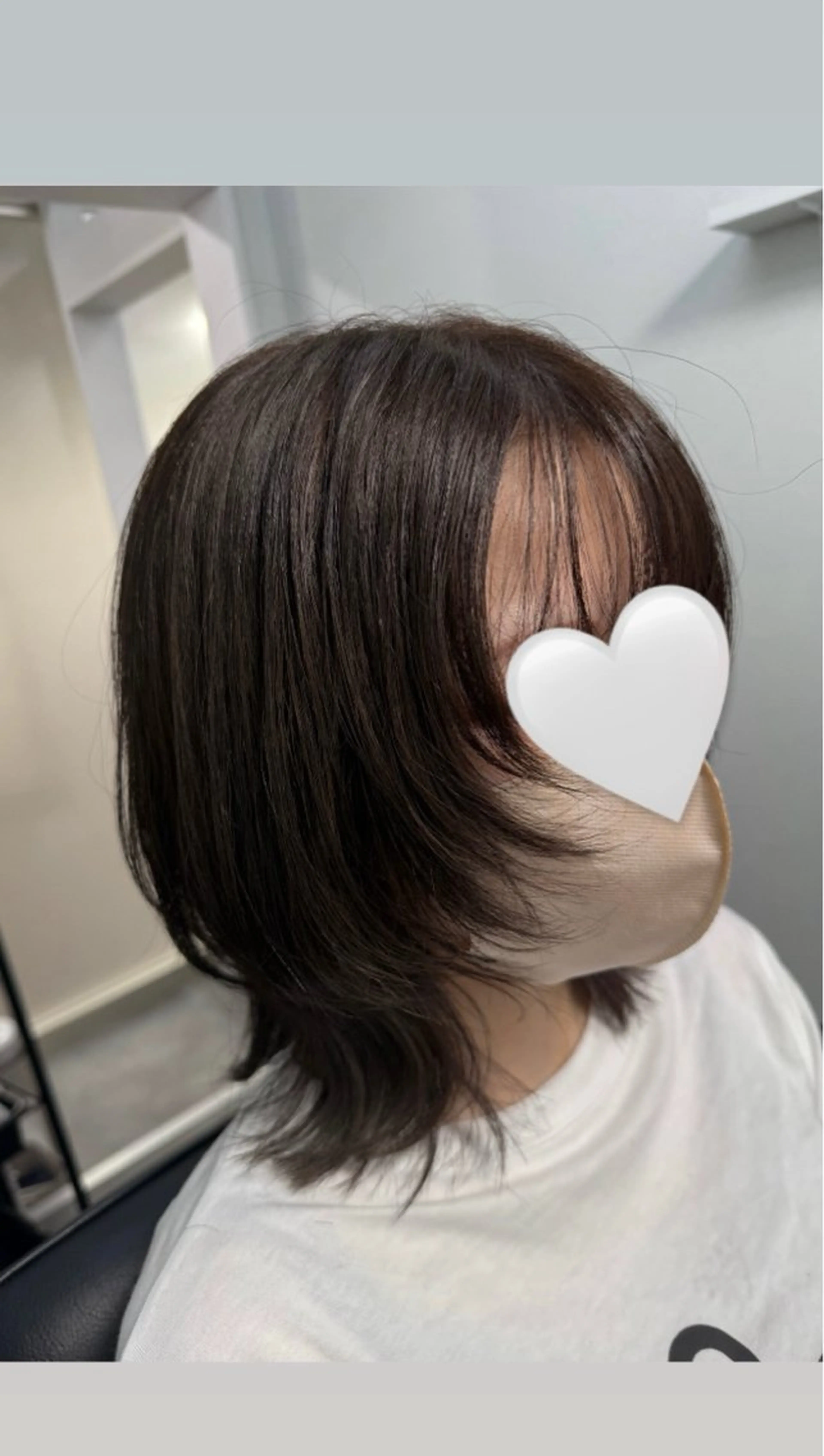 ミディアム カラー カット ヘアカラー トリートメント 高橋 葵のヘアスタイル