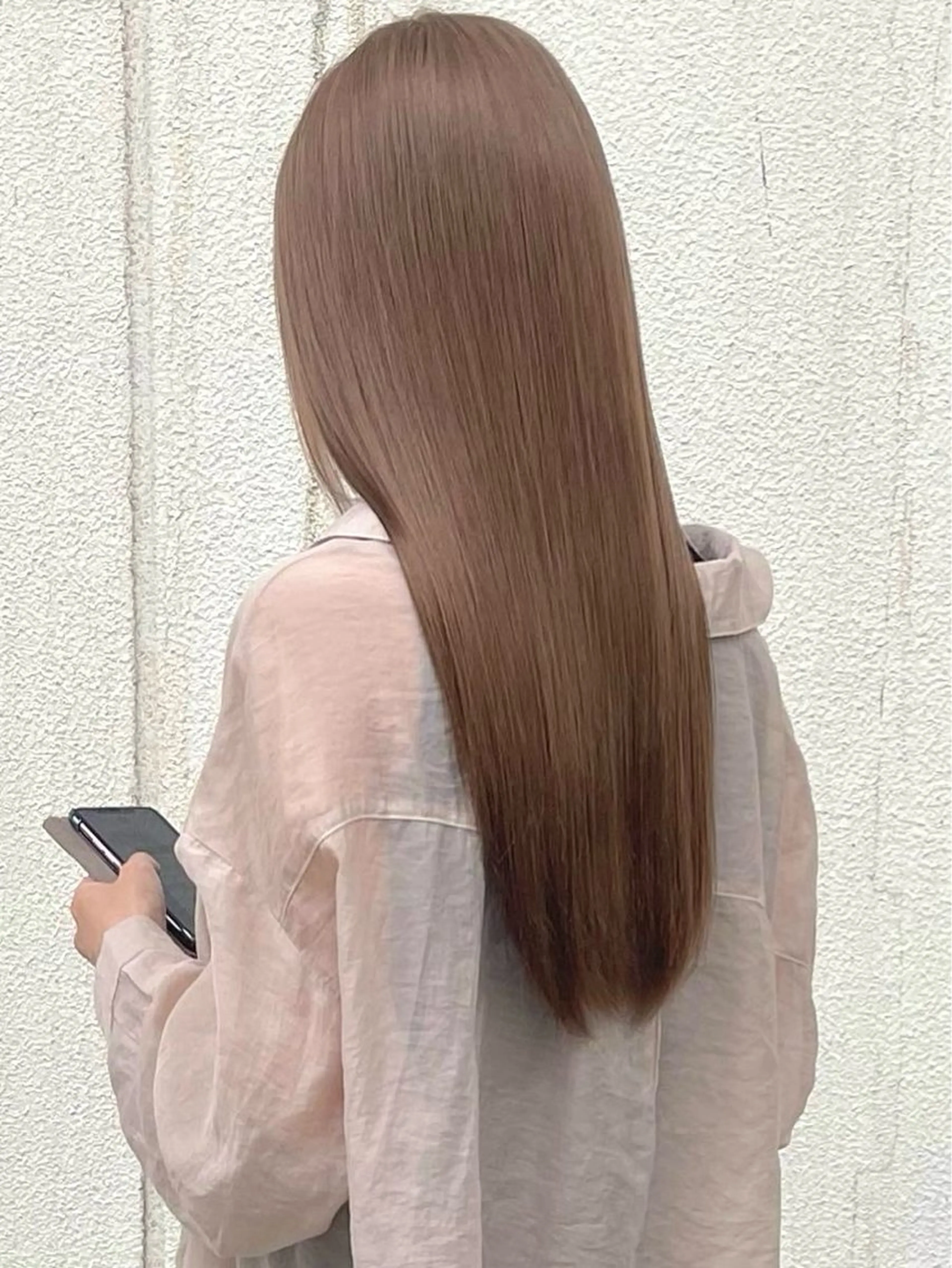 ロング カラー ブリーチ ケアブリーチ カット ヘアカラー トリートメント 髪質改善ｶﾗｰ ｹｱﾌﾞﾘｰﾁ/ﾀﾑのヘアスタイル