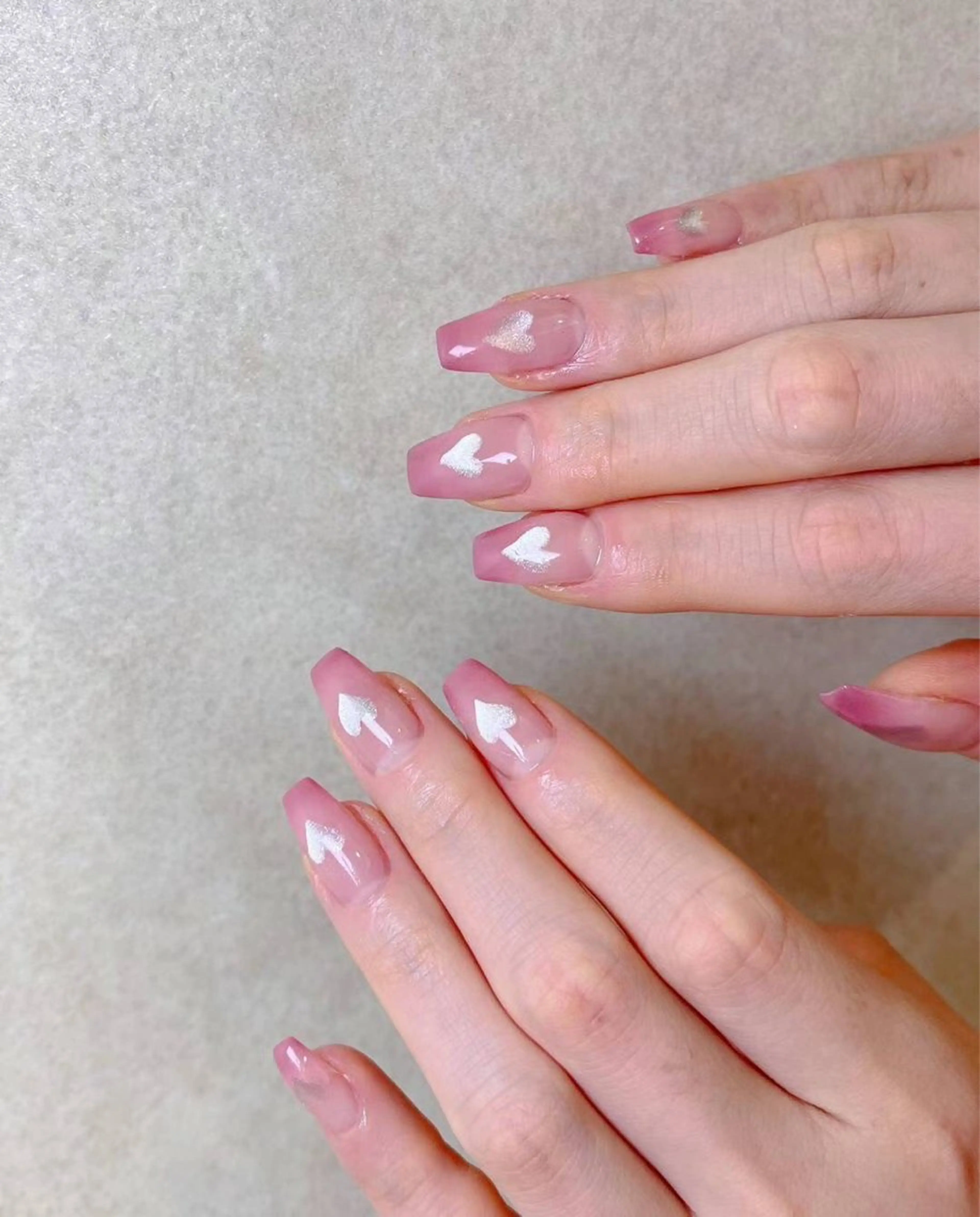 ネイル アートネイル フラワーネイル フットネイル ジェルネイル ハート Babarla　Nail　Salon所属・babarla Nailのネイルデザイン