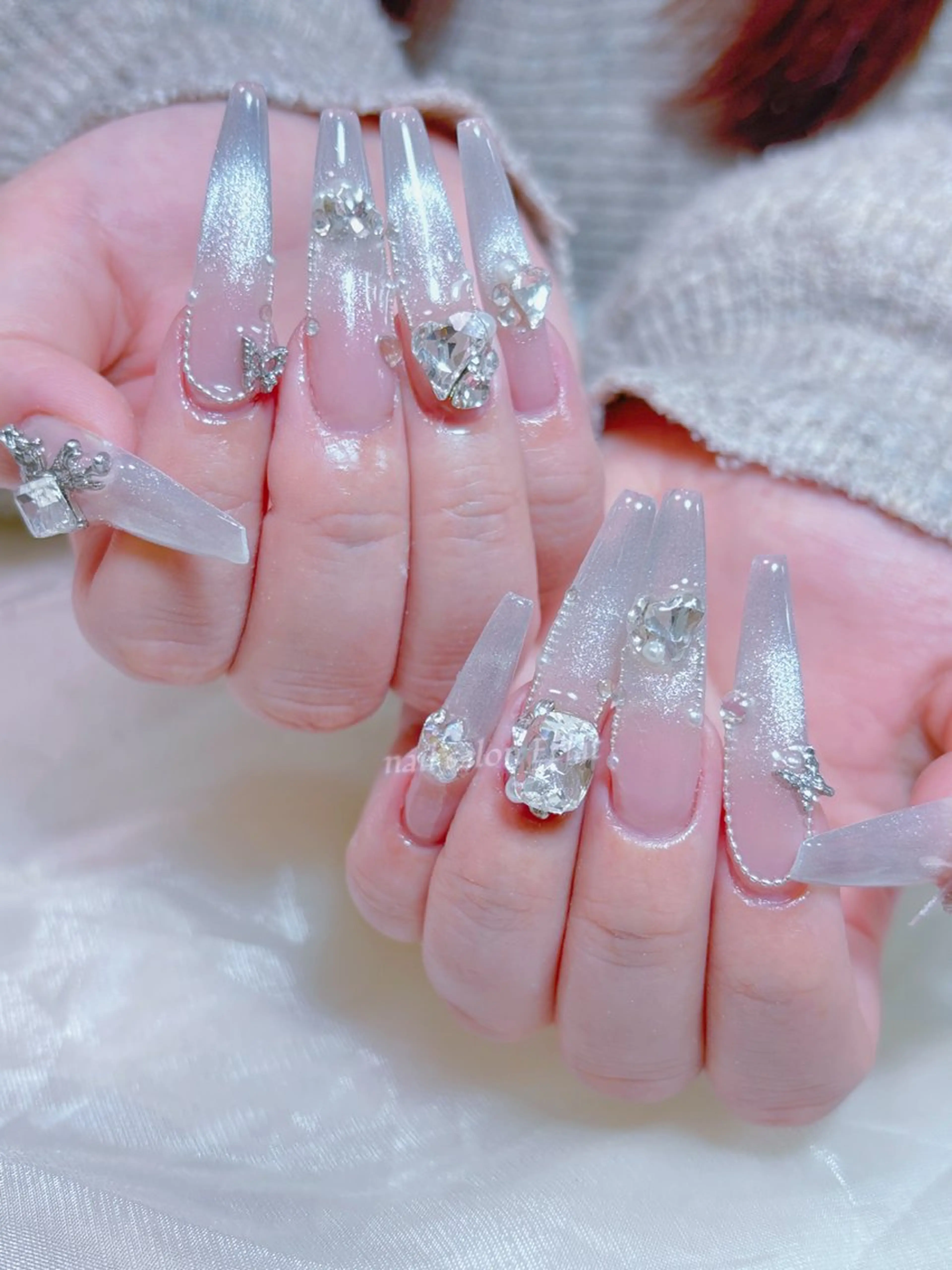 ネイル ハンドネイル ネイルサロンエクラ 🫧Shizukaのネイルデザイン