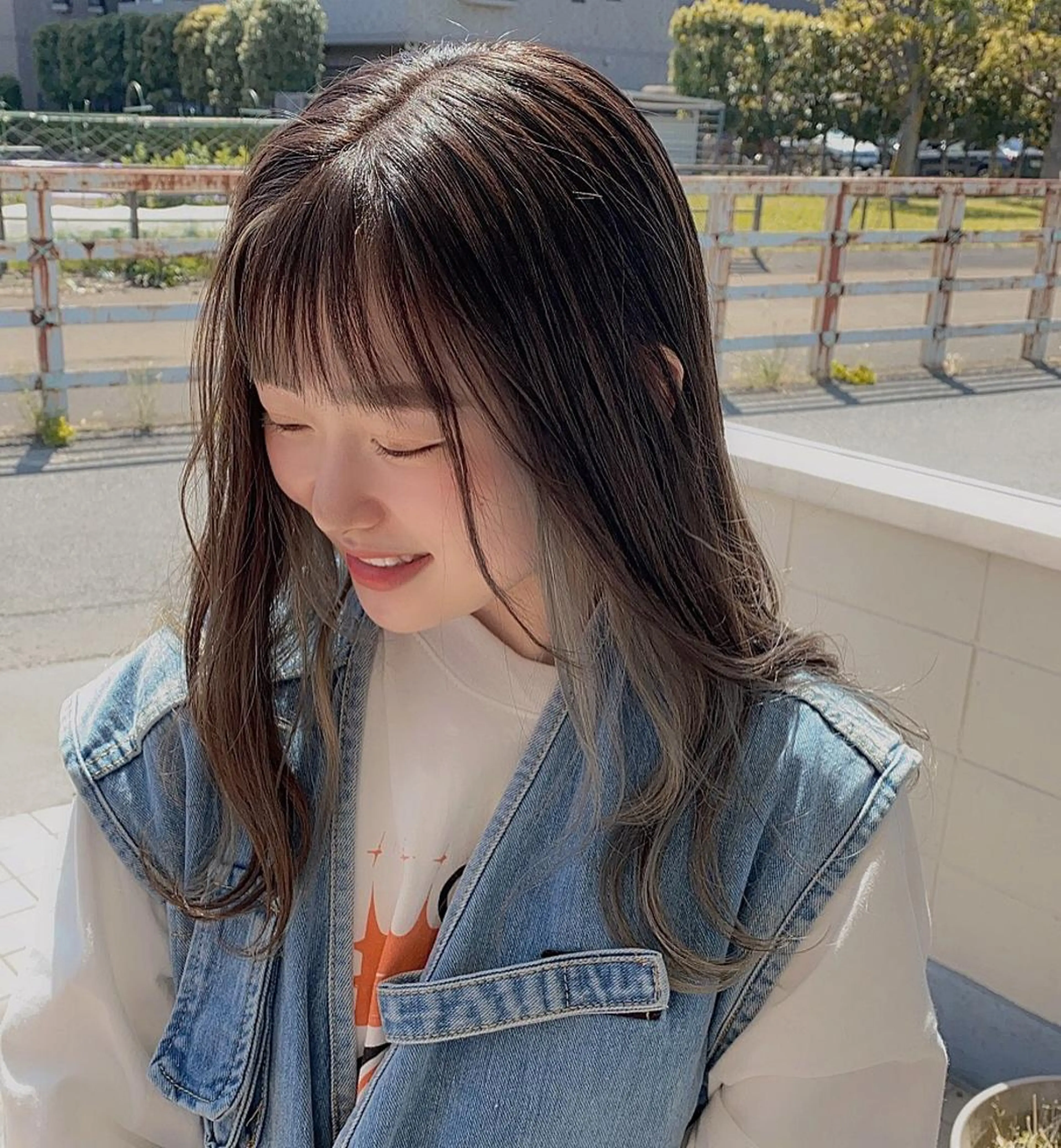 ロング カラー アッシュ グレージュ 🌙似合わせ🐈‍⬛ ケア✨又吉のヘアスタイル