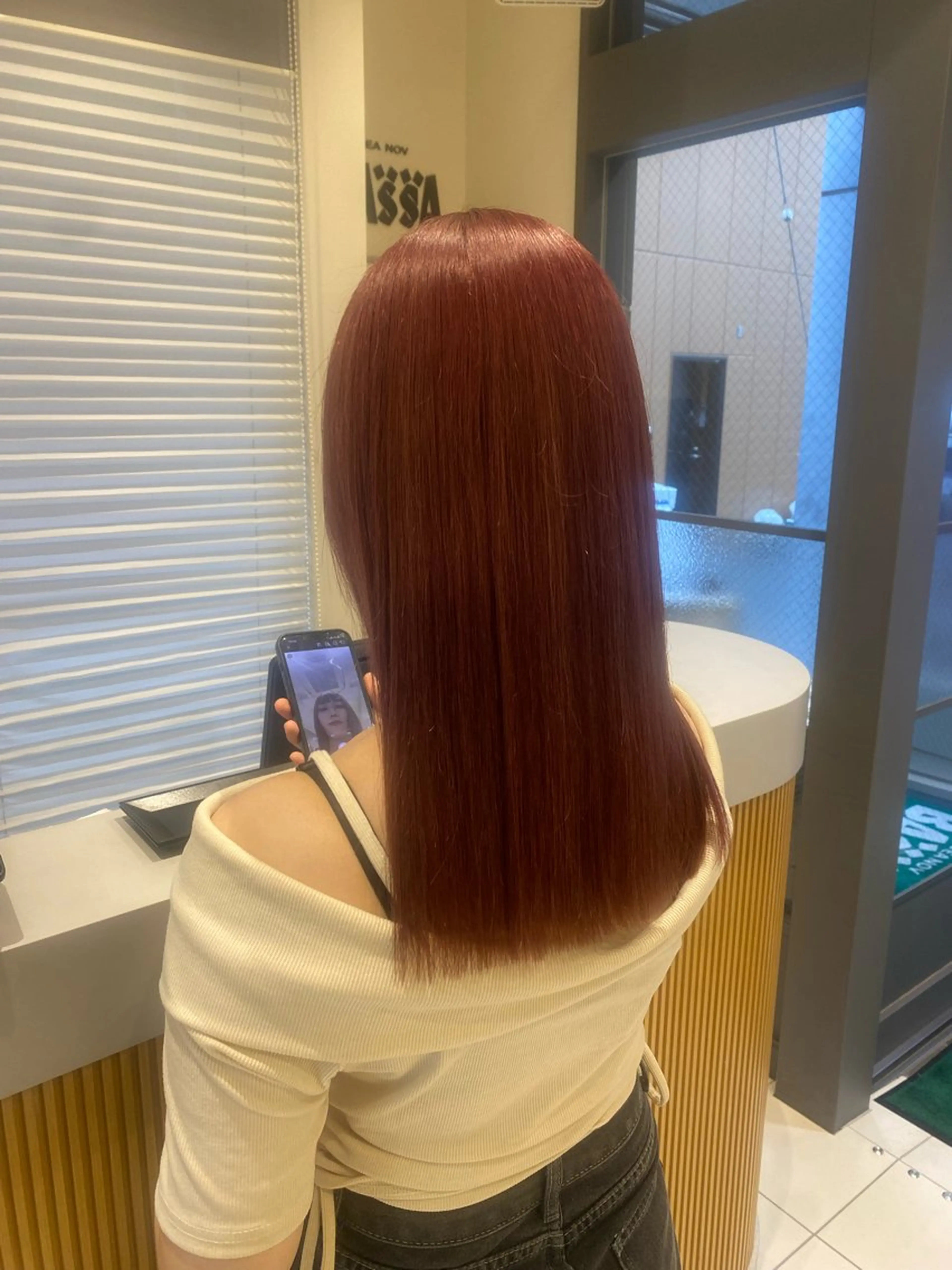 セミロング カット ヘアカラー 🌟メンズ/ミニボブ Marin💟のヘアスタイル