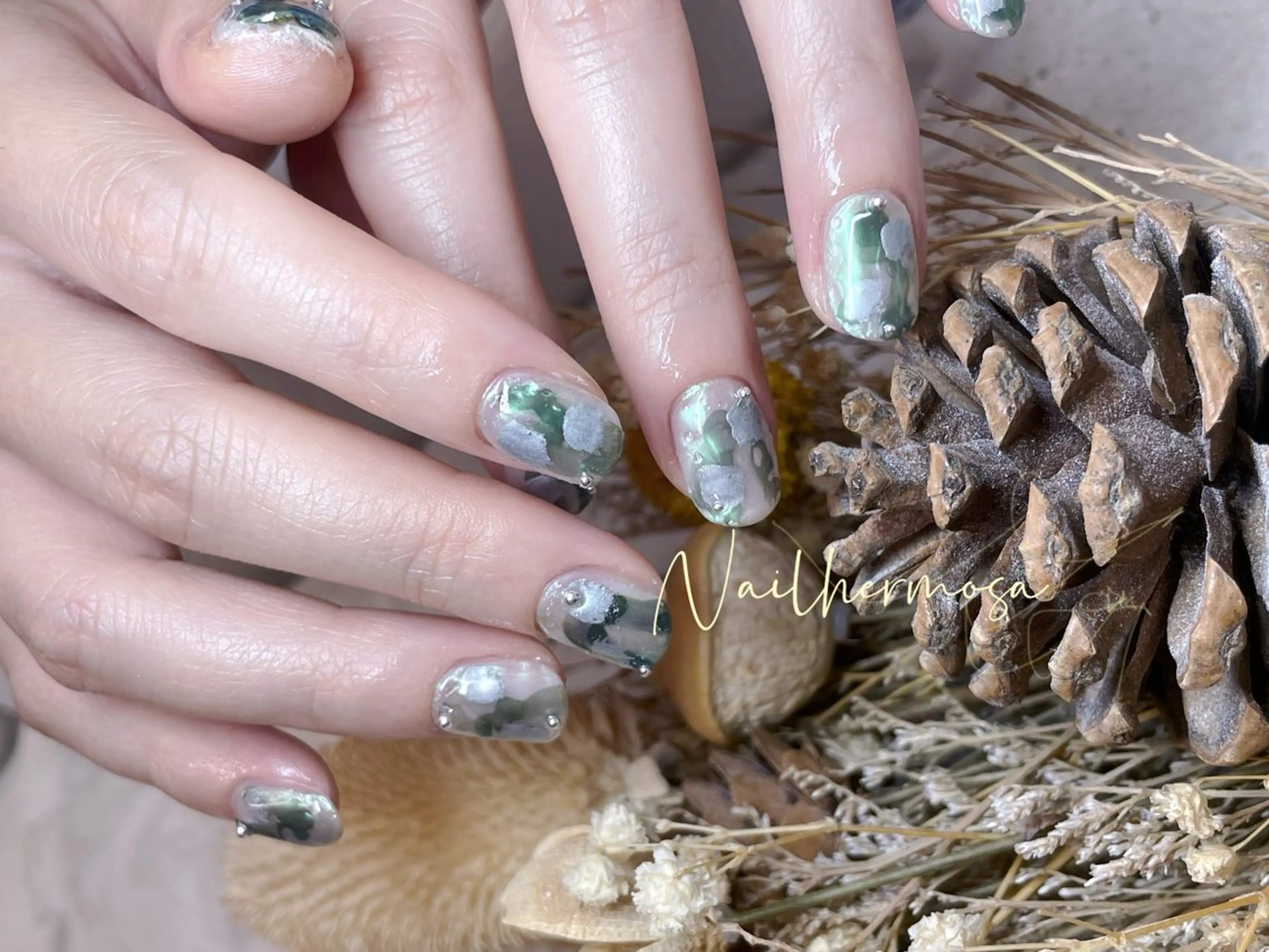 ネイル 長さ出し フラッシュネイル フットネイル ジェルネイル マグネットネイル ハンドネイル ネイル エルモサのネイルデザイン