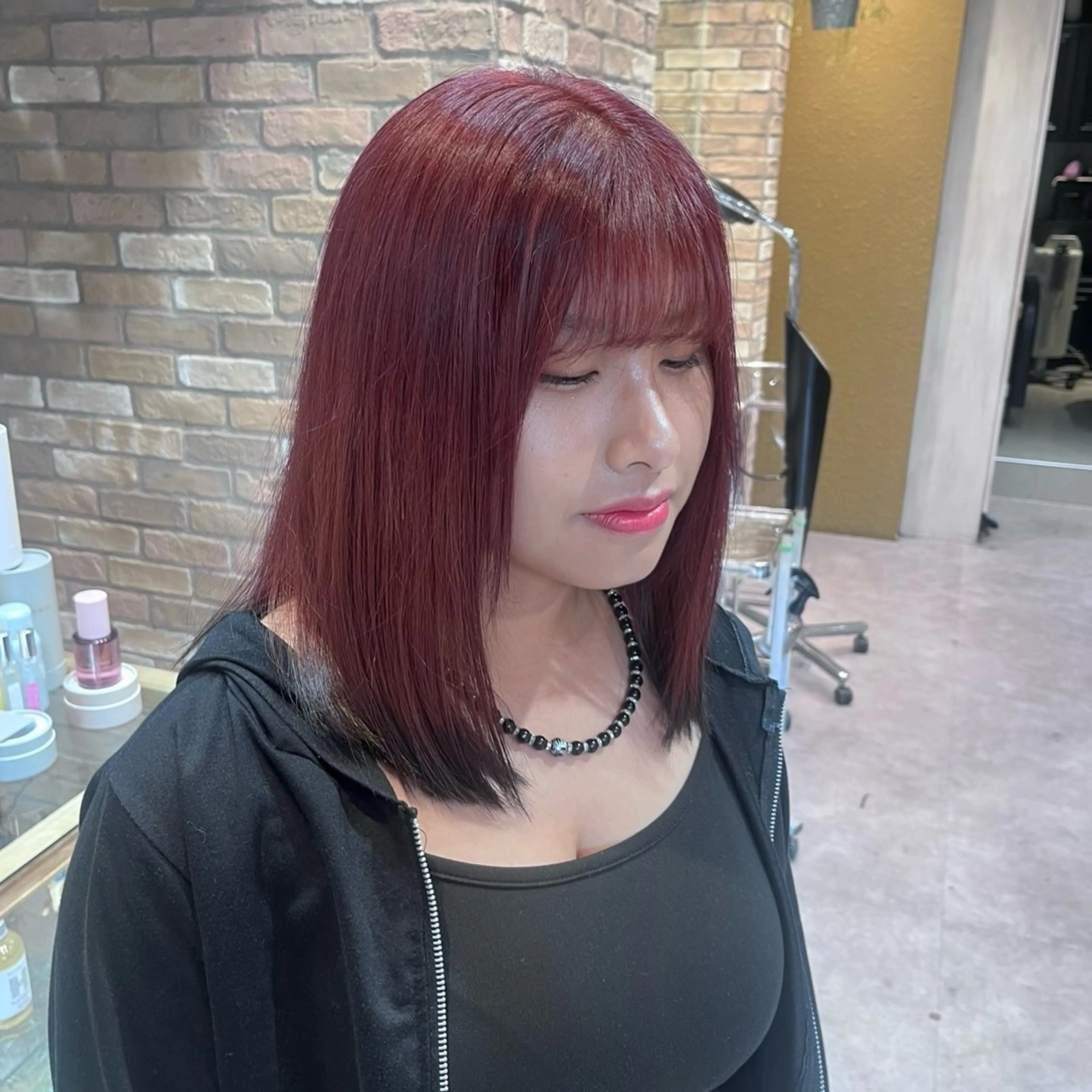 ミディアム カラー 🩶レイナ🩶 color/nailのヘアスタイル