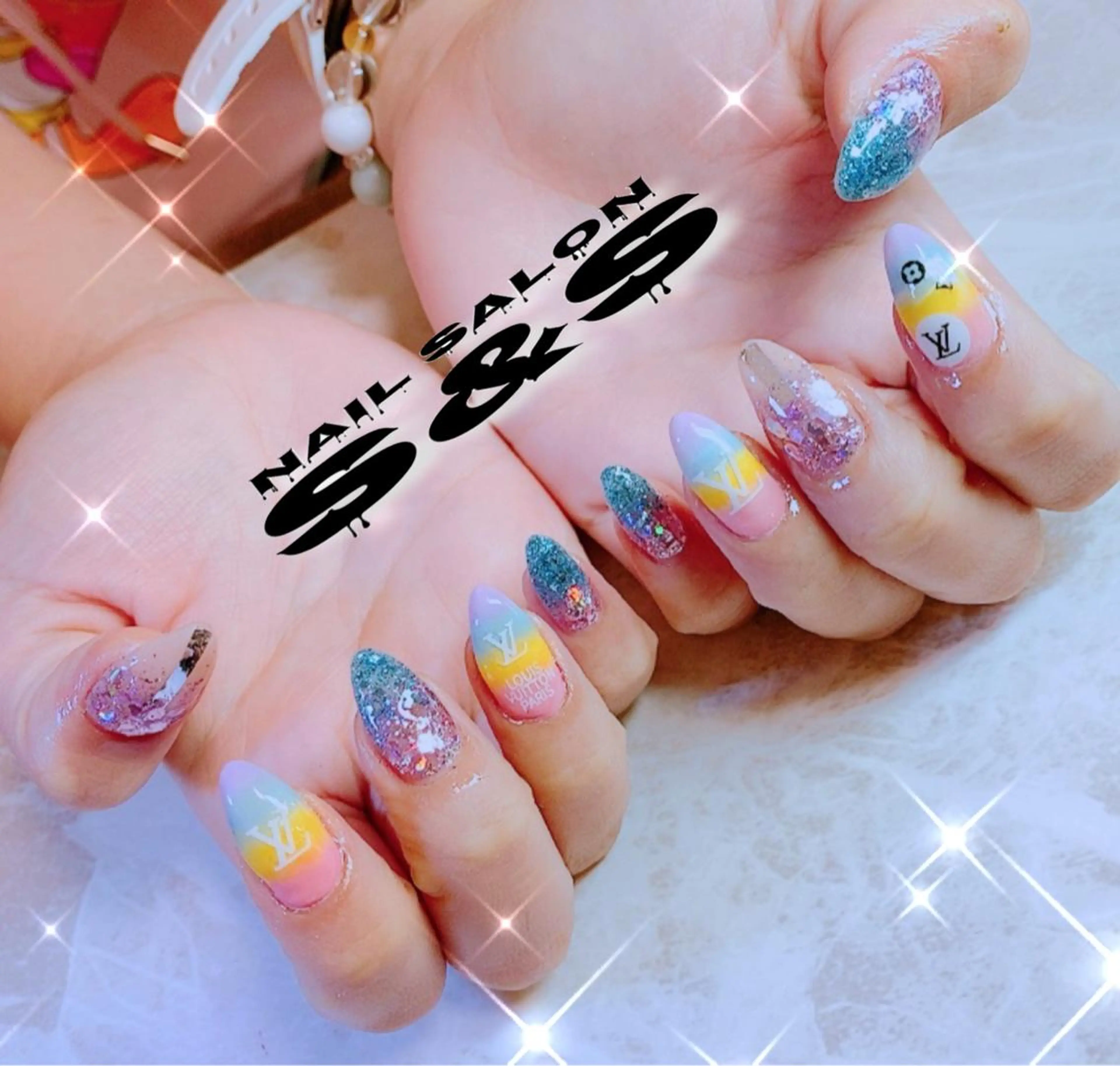 ネイル 長さ出し メンズネイル 持ち込み スカルプネイル S&S 村田小百合のネイルデザイン