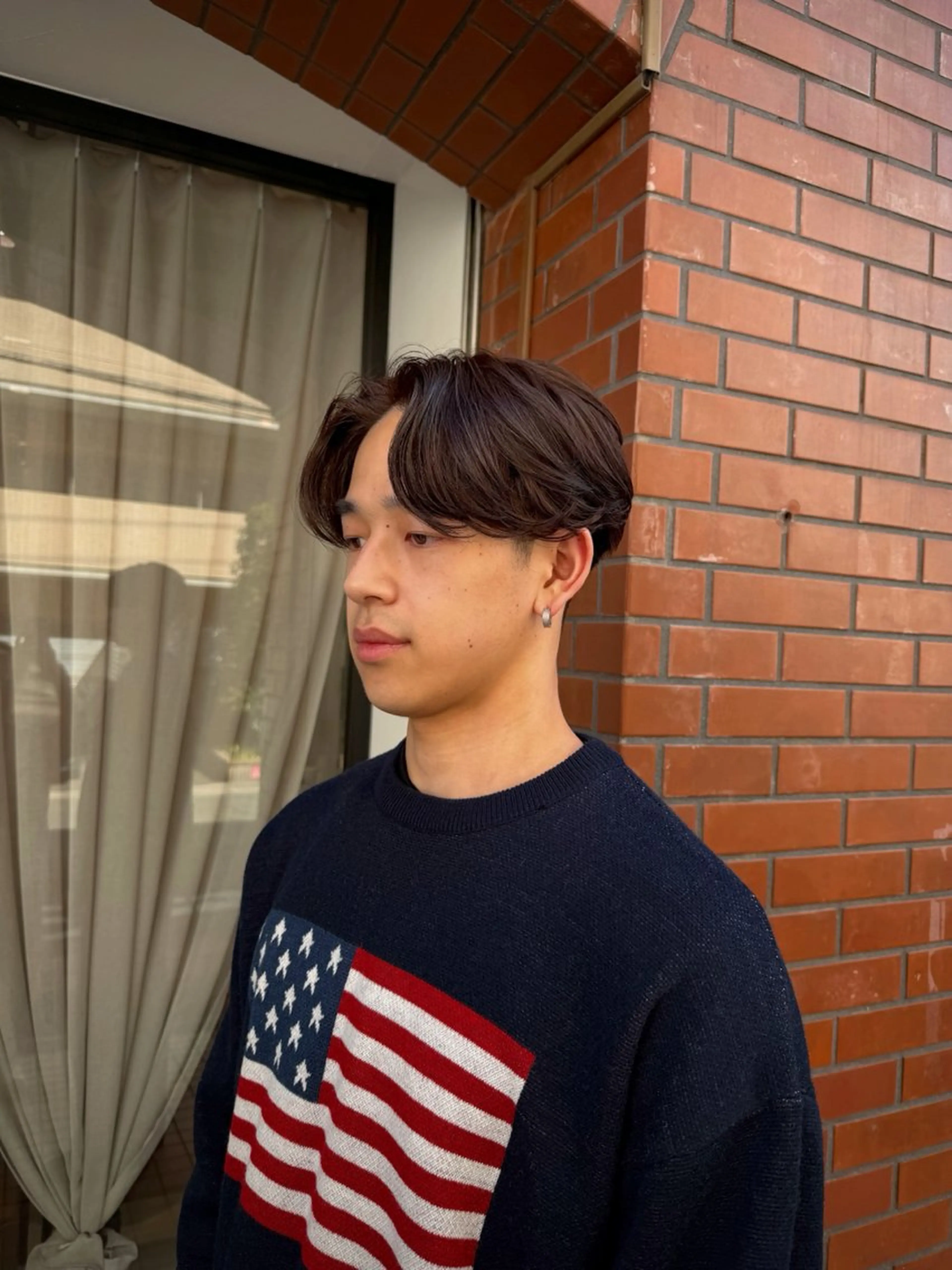 パーマ メンズ メンズパーマ ニュアンスパーマ カット パーマ 保坂 駿太郎のヘアスタイル