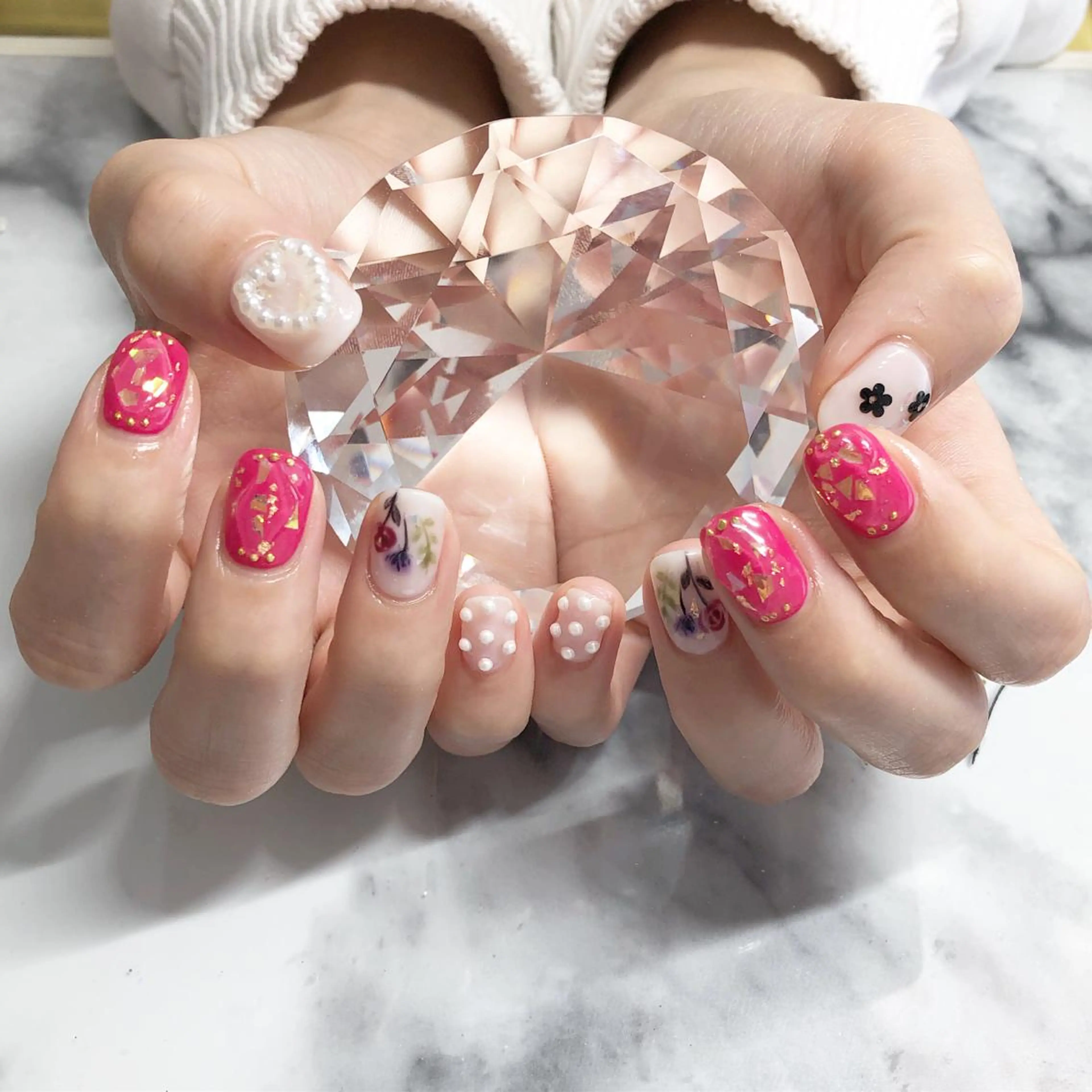 ネイル I P'ink nail salon所属・I pinknail 韓国風·持ち込み専門のネイルデザイン