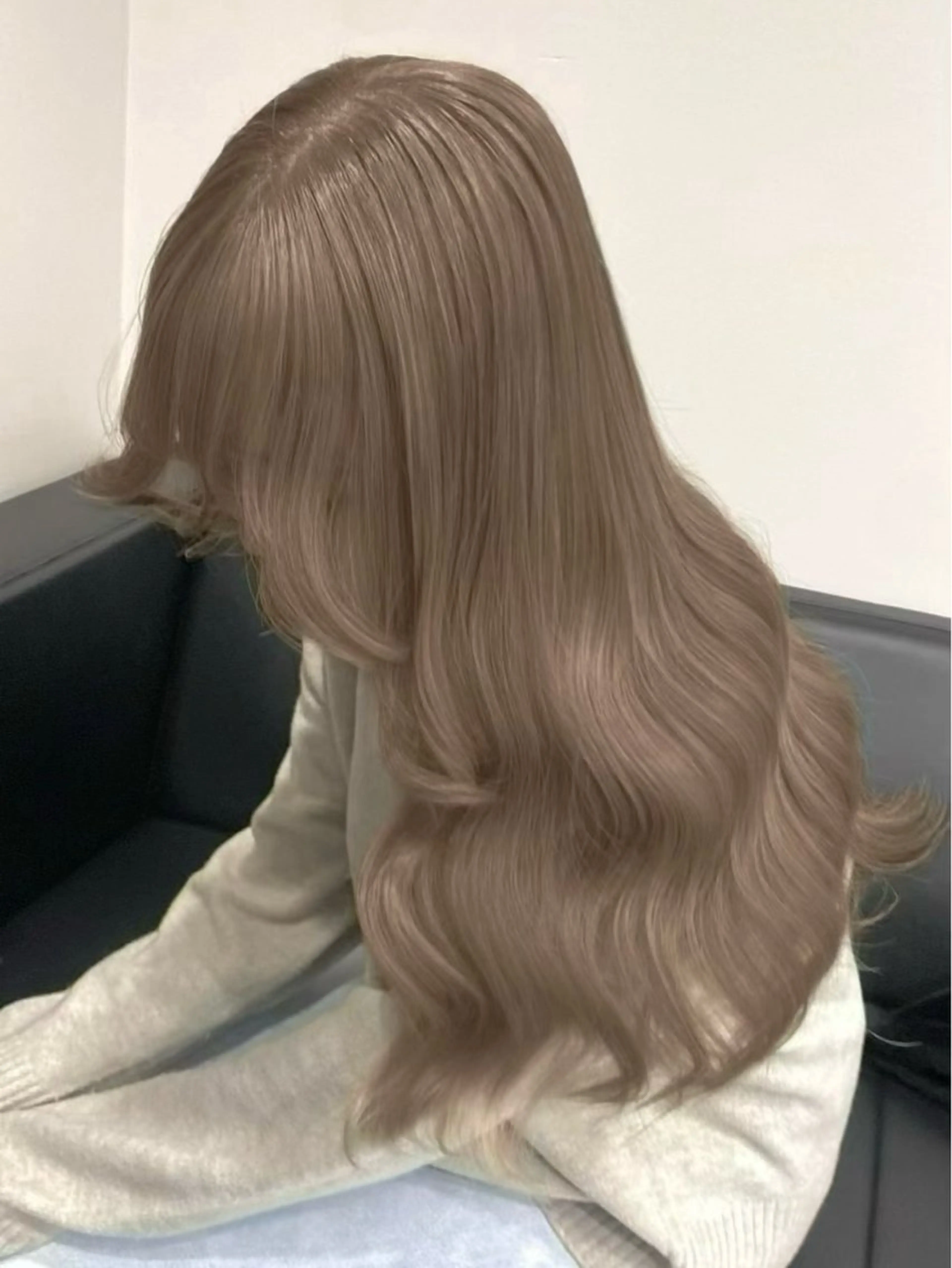 ロング 韓国風ヘア ONYX所属・ミルクティー/モテ髪 韓国スタイル/ハルトのヘアスタイル