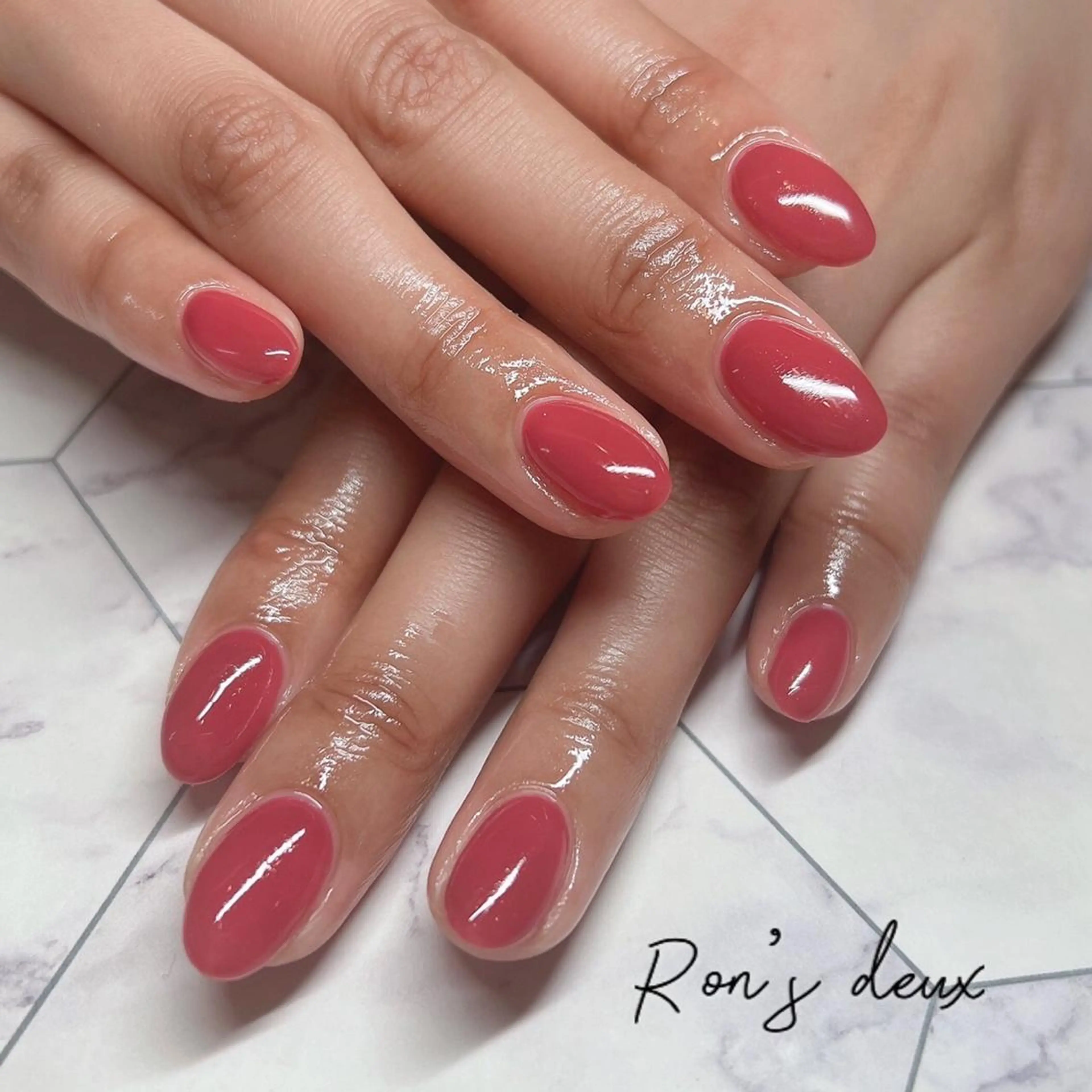 【🫧10月限定🫧】ワンカラーネイル🤍パラジェル使用🤍の写真