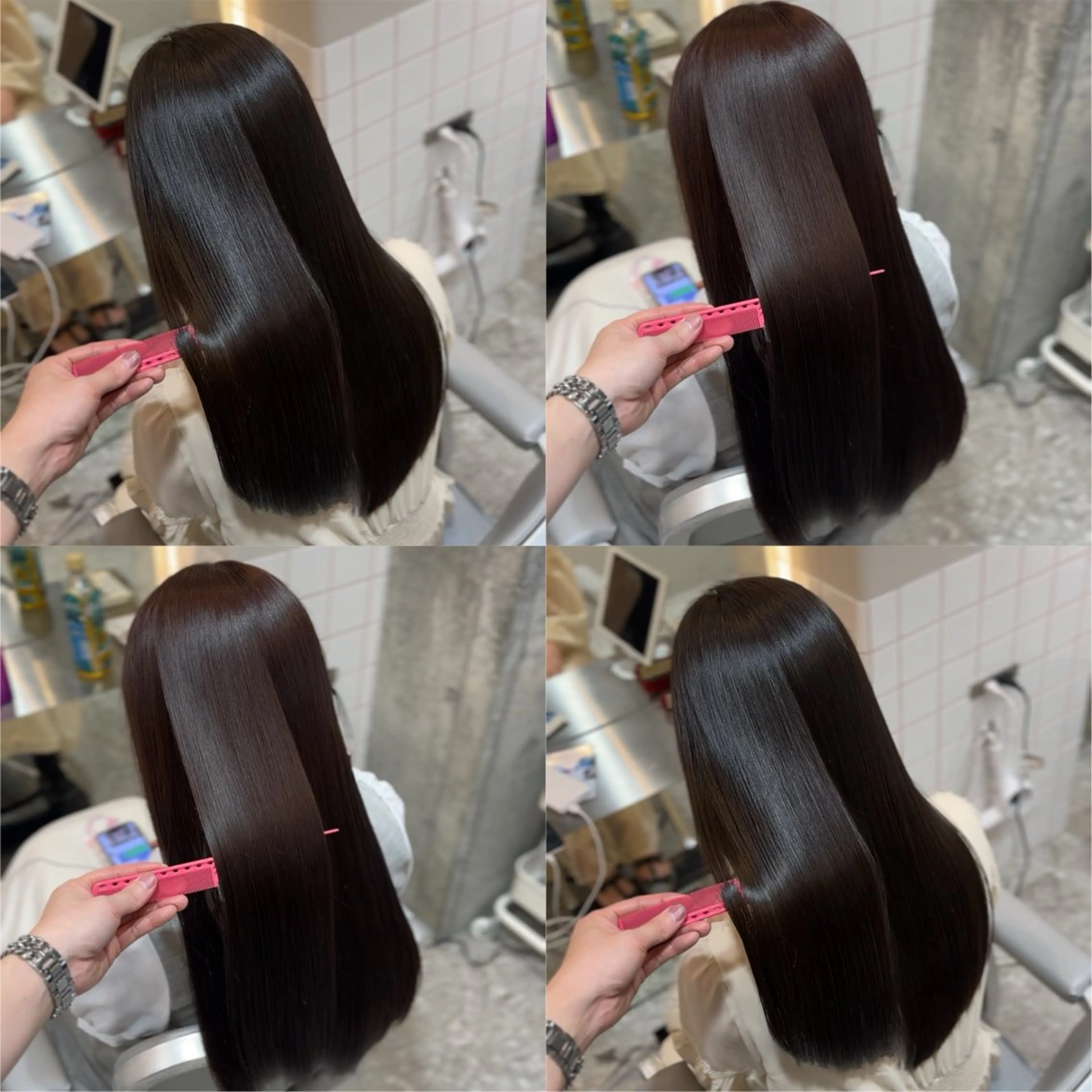 【美髪矯正】🎈韓国風似合わせカット🎈+🩵美髪ケアストレート矯正🩵+🫧選べる髪質改善トリートメント🫧の写真