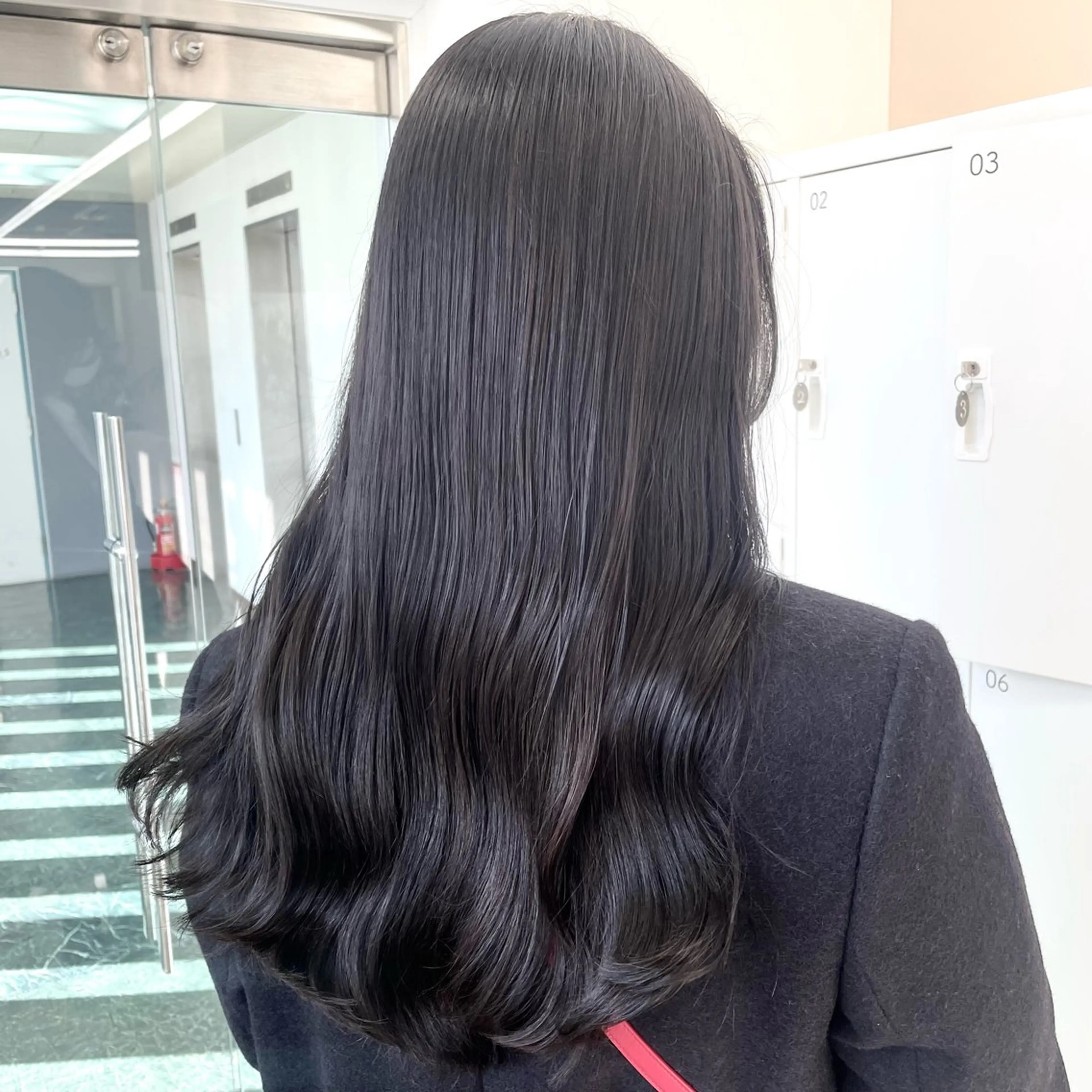 ロング カラー ヘアカラー トリートメント 🔵赤み消し透明感 梅田・増田のヘアスタイル