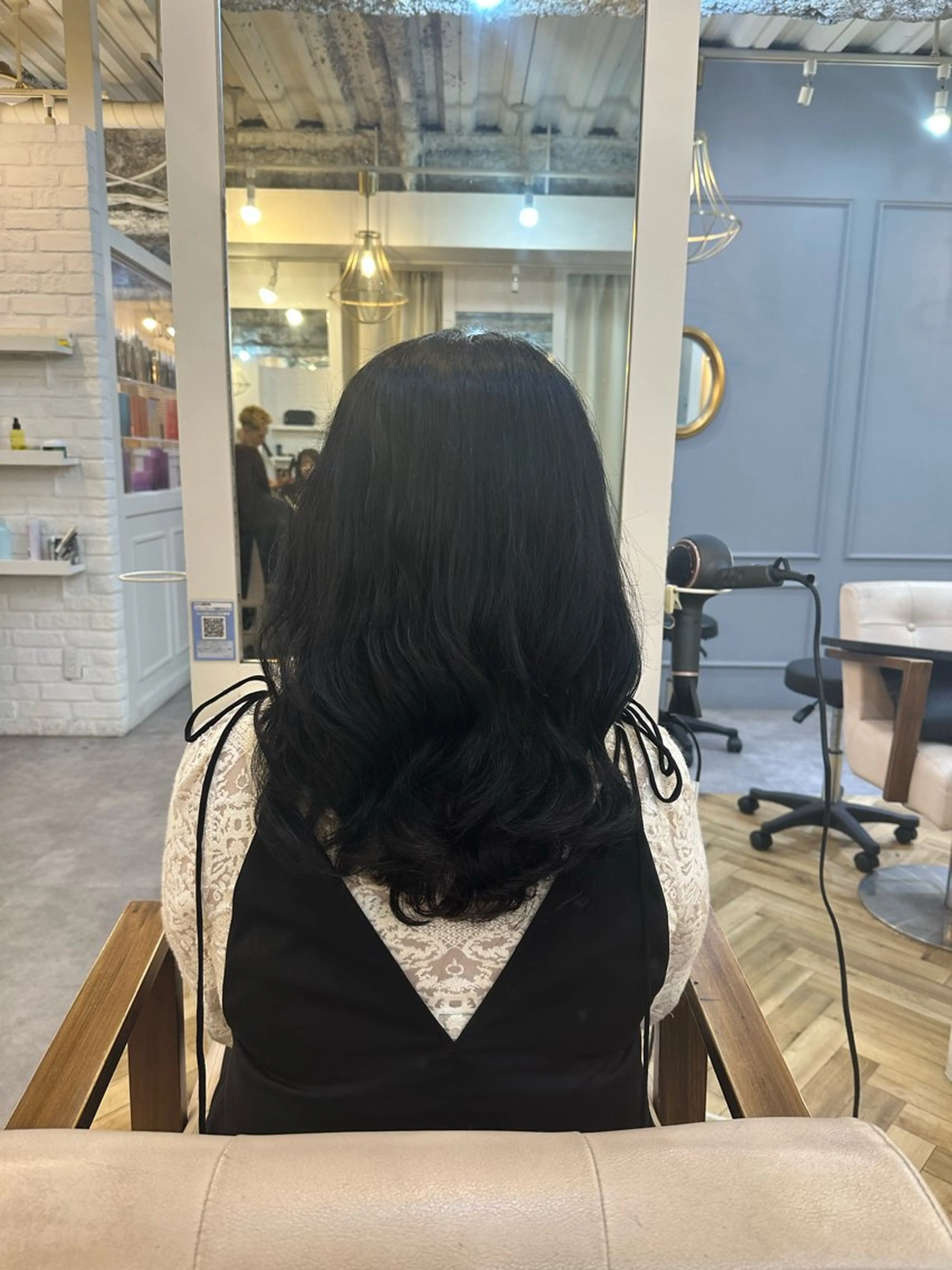 ロング パーマ カット トリートメント 🩵透明感/高発色 /難波/北原佑記🌸のヘアスタイル