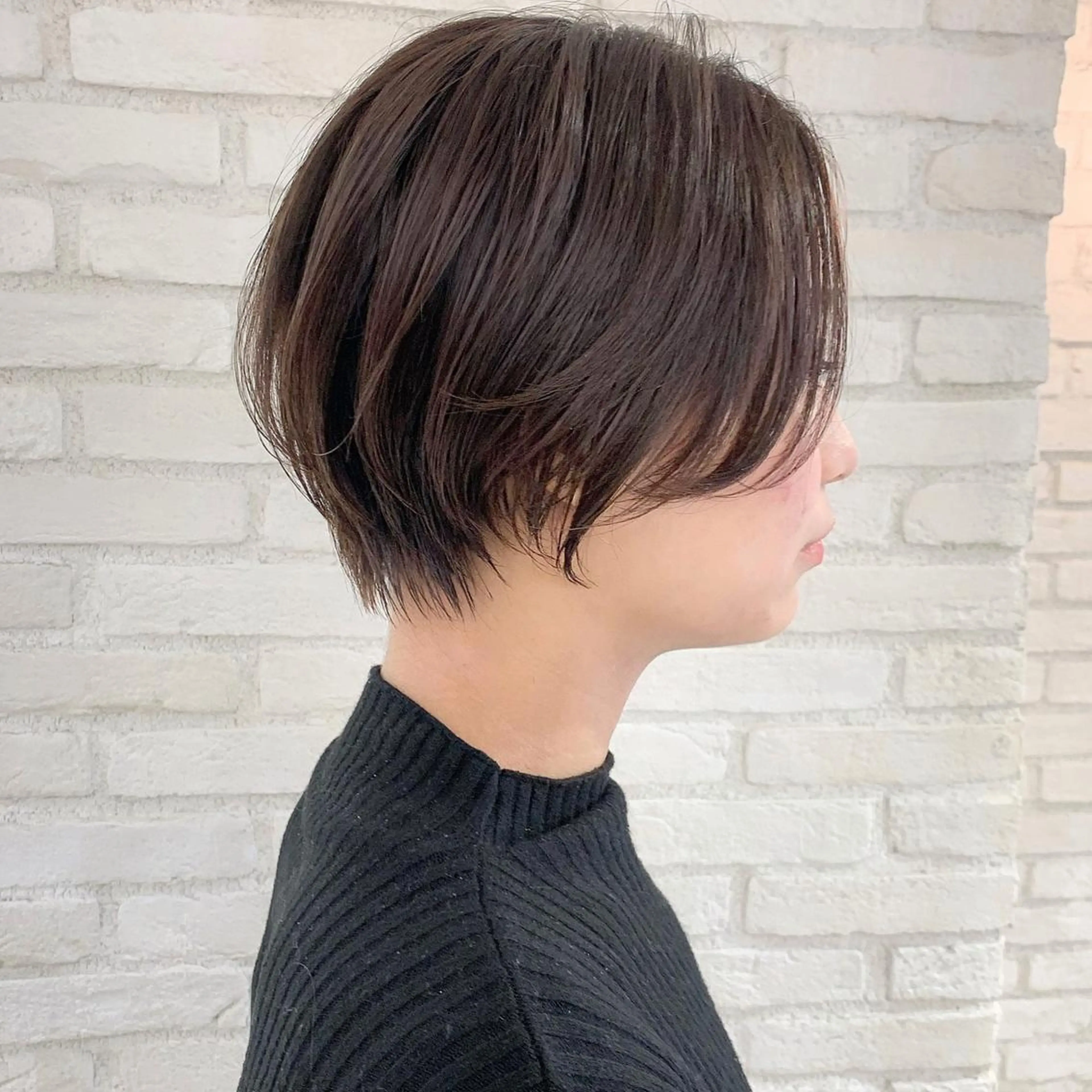 ショート カラー ショートヘア 伊 杏のヘアスタイル