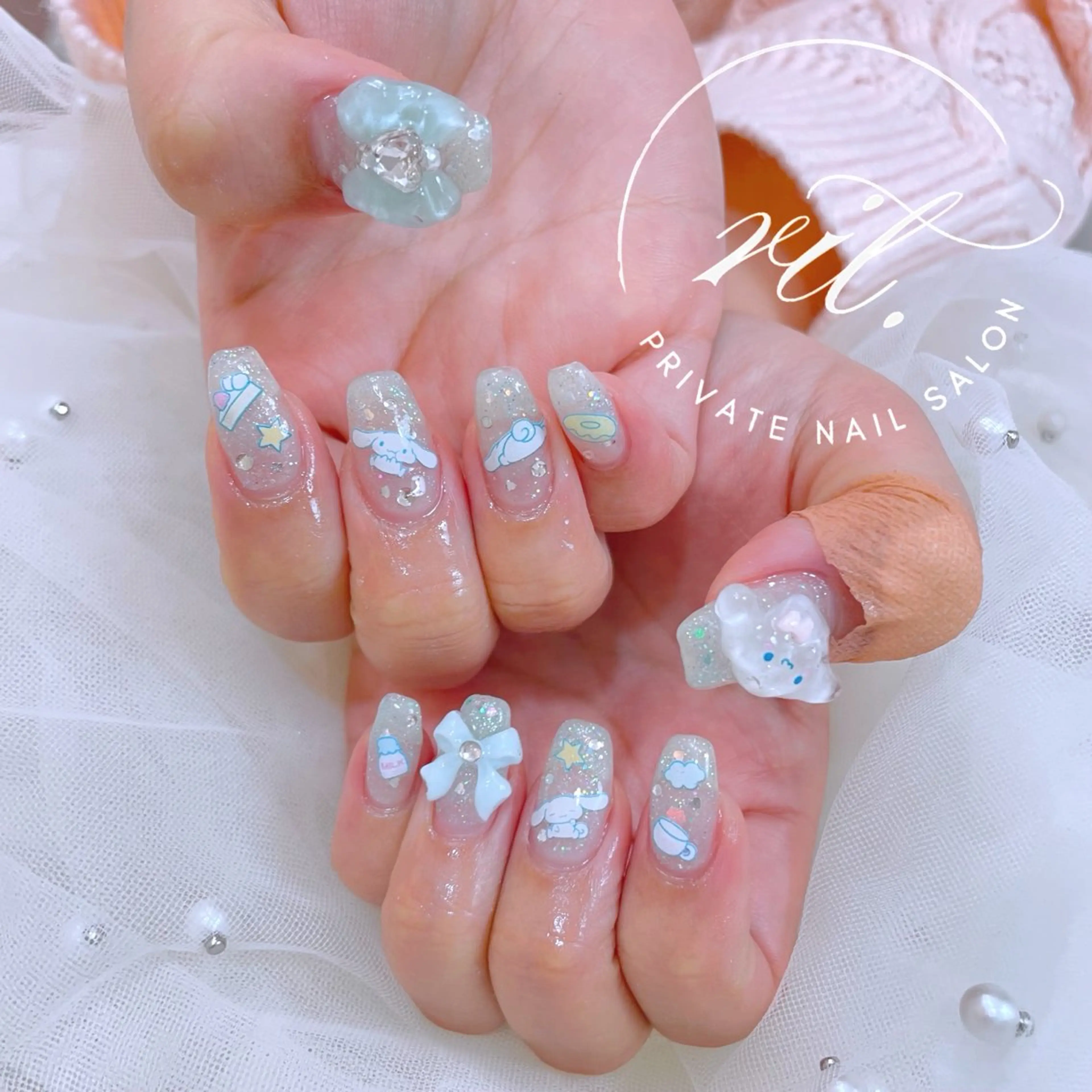 ネイル ガーリー ハンドネイル rit. _リットのネイルデザイン