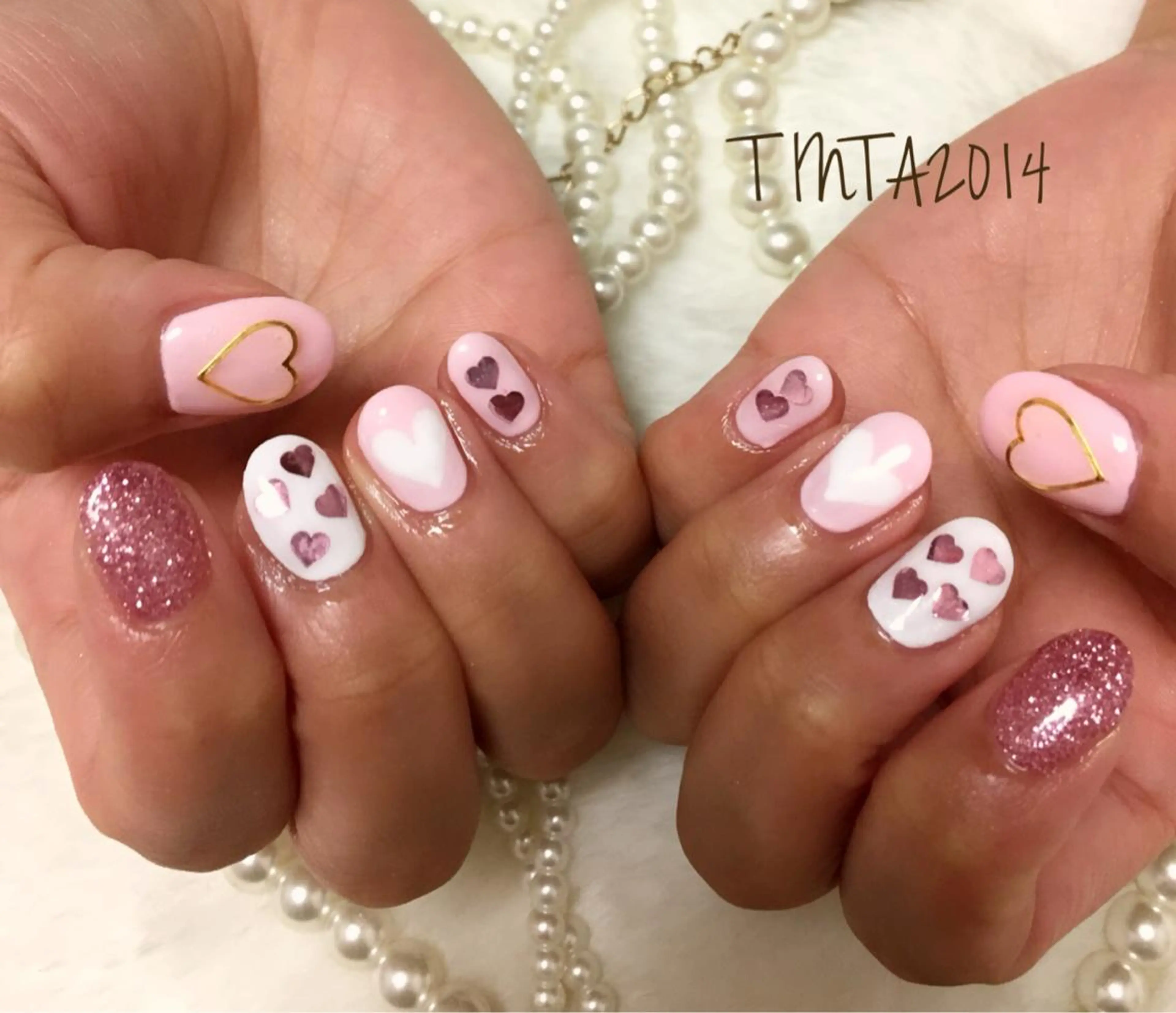 ネイル ハート ネイルサロン ティンタ所属・馬場 典子のネイルデザイン