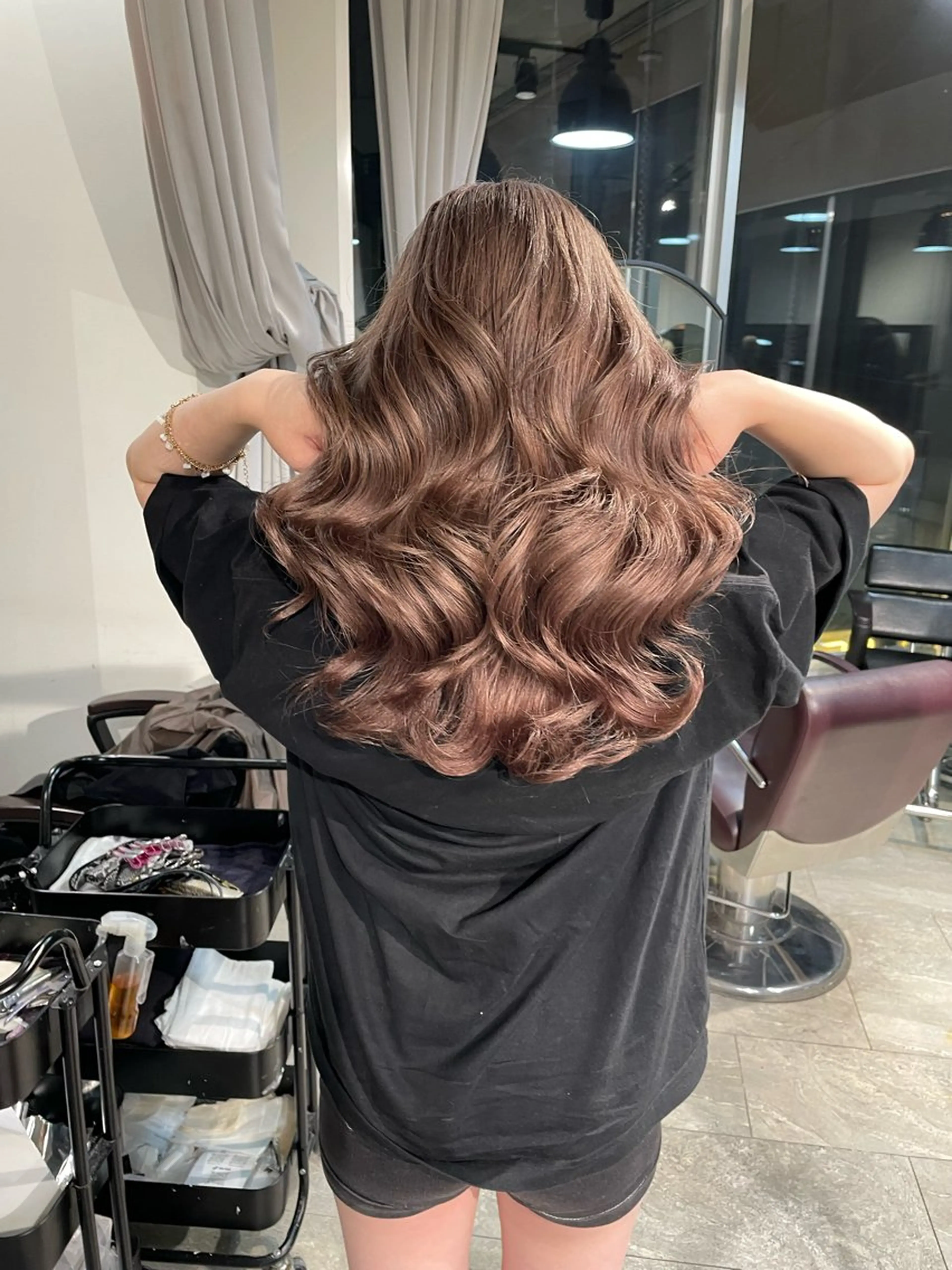 ロング カラー カット ヘアカラー トリートメント ヘアセット 💜ハイトーン💛 マジカルかいちゃんのヘアスタイル