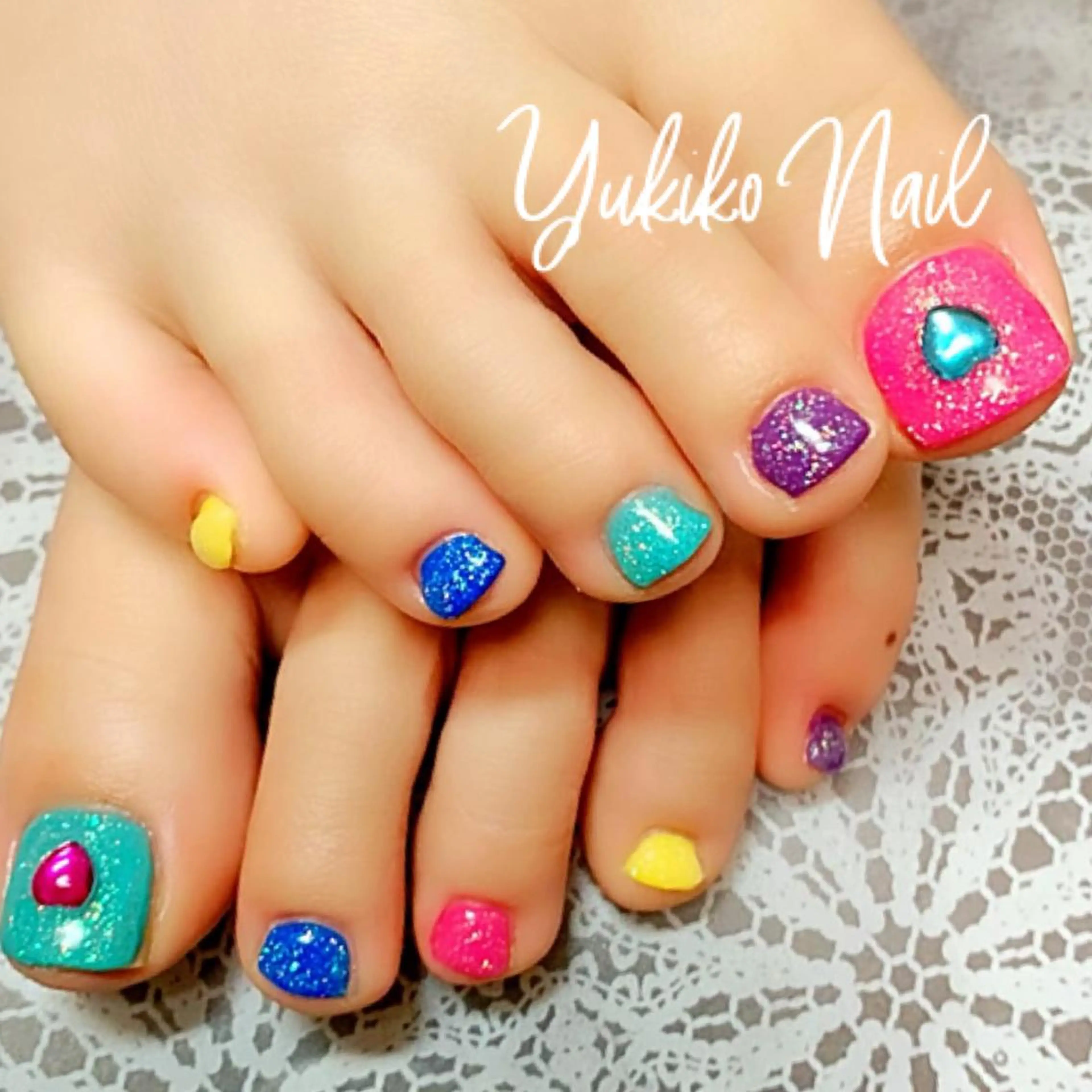 ネイル フットネイル 持ち込み ユキコ ネイルのネイルデザイン