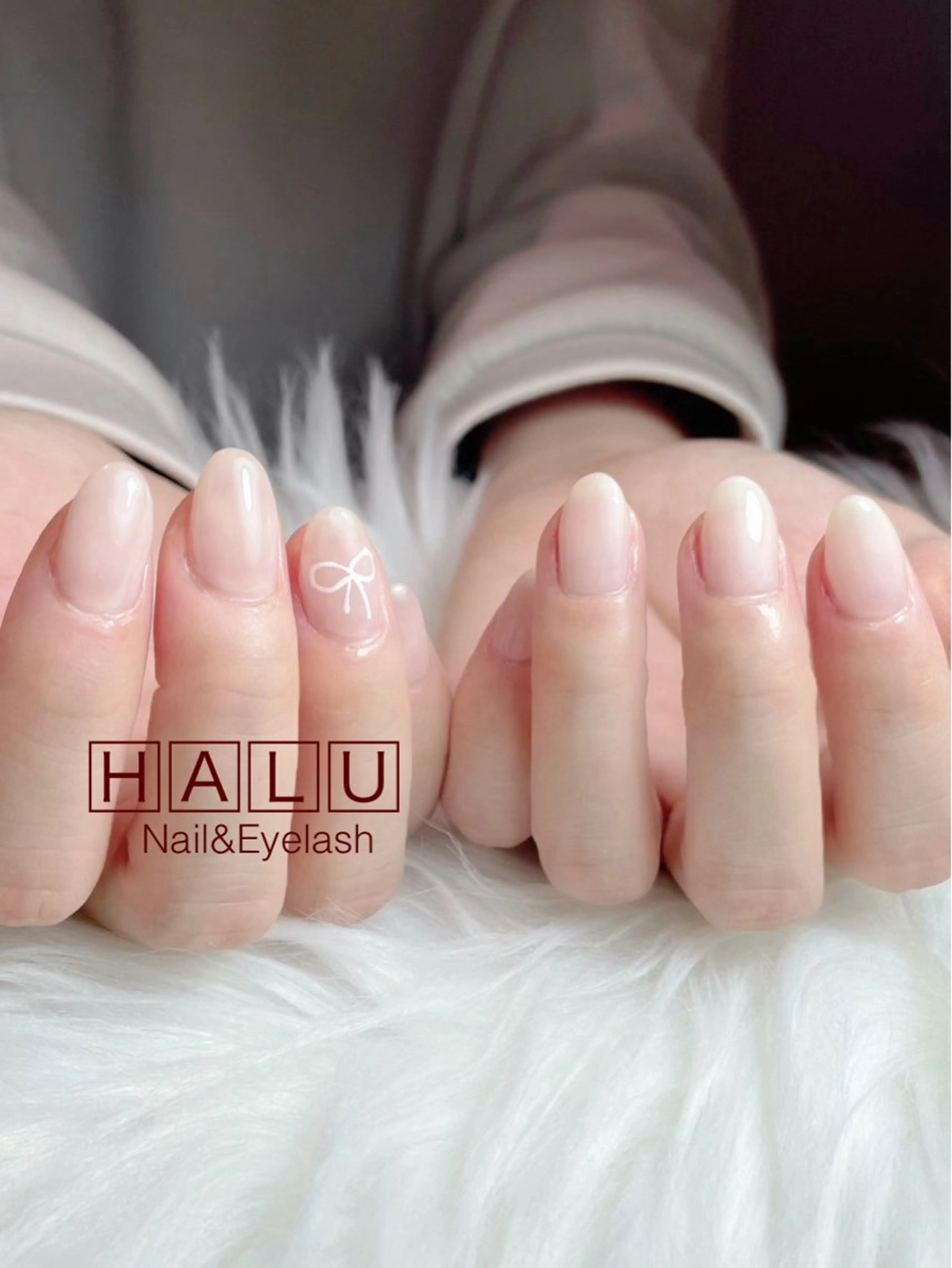 ネイル リボン HALU ハルのネイルデザイン