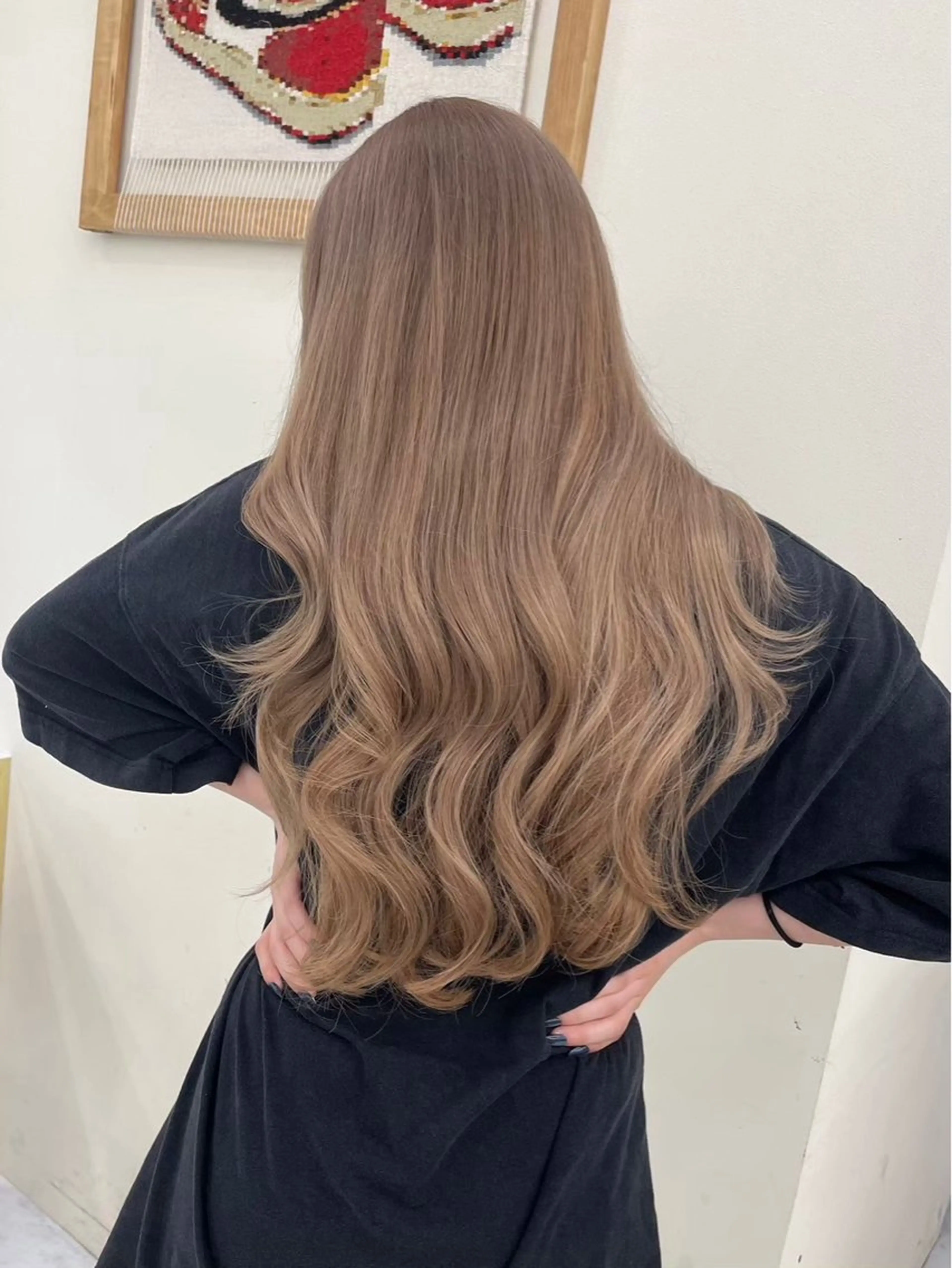 カラー ヘアカラー ワンホン×髪質改善 つのーか🩶‪🫧のヘアスタイル