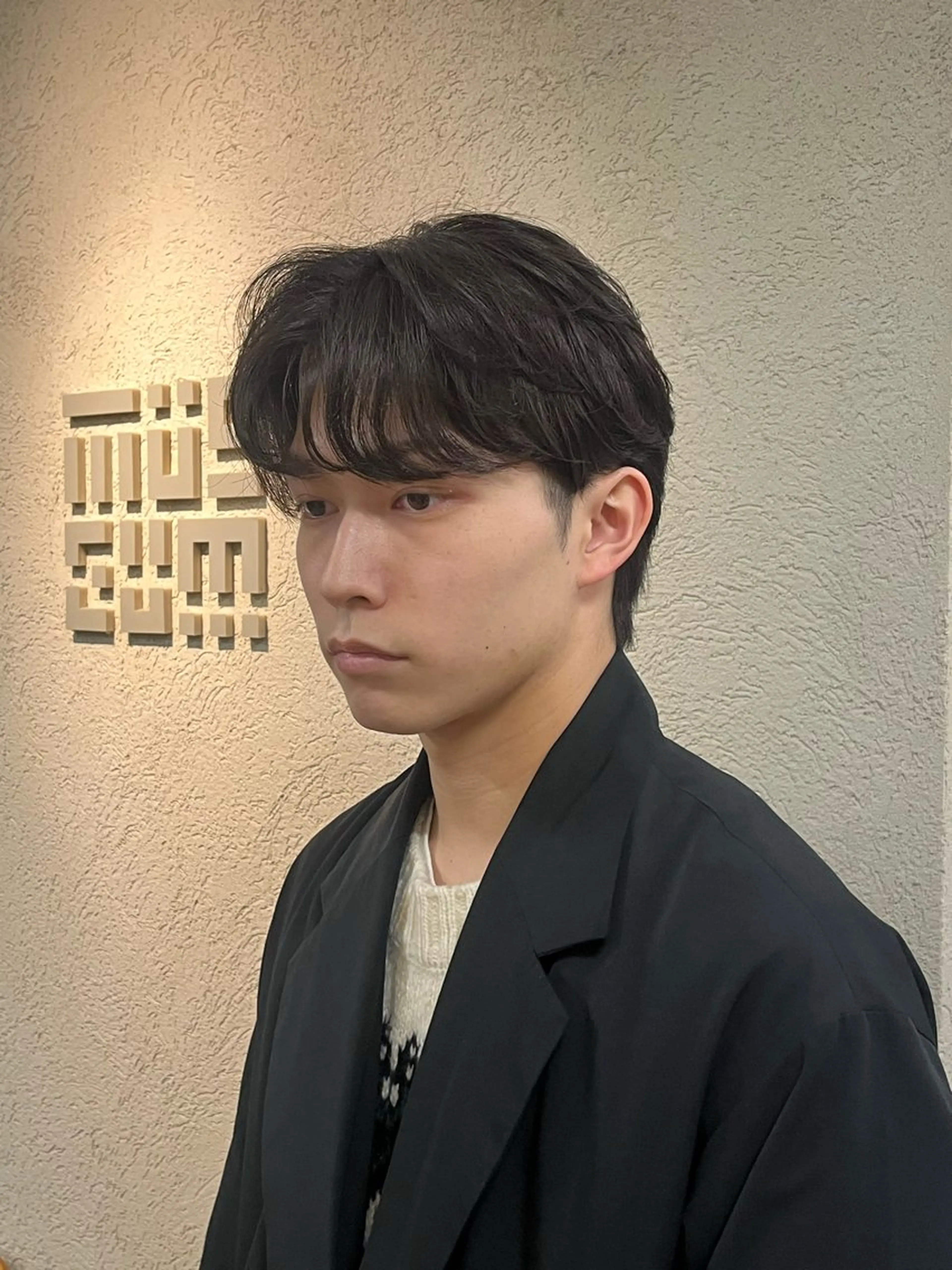 メンズ カット JIN/暖色カラー /髪質改善/艶髪のヘアスタイル