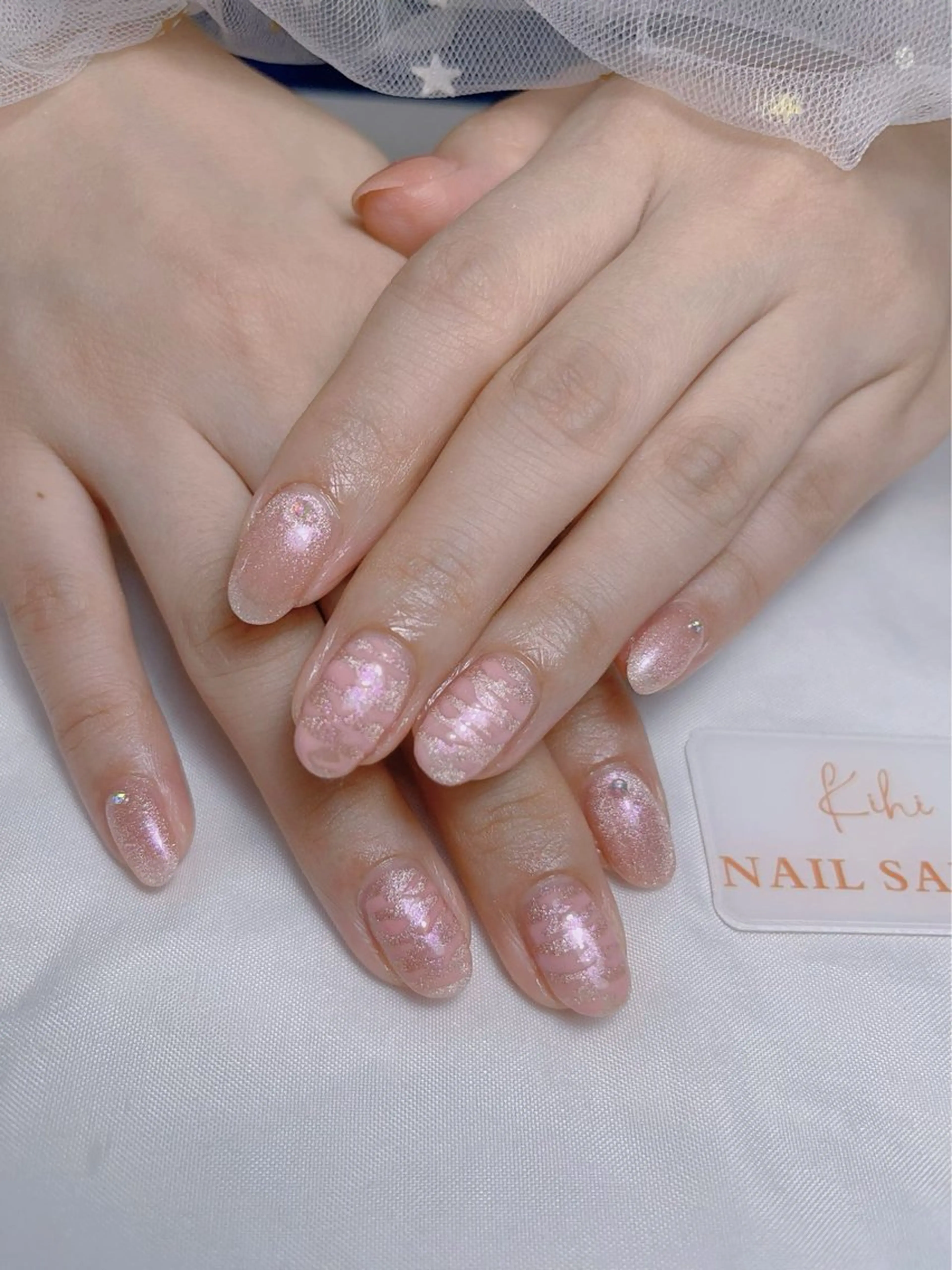 ネイル アートネイル フレンチネイル ジェルネイル グラデーション 韓国ネイル ハンドネイル ハンドケア さくら💮💮 【オフ無料】のネイルデザイン