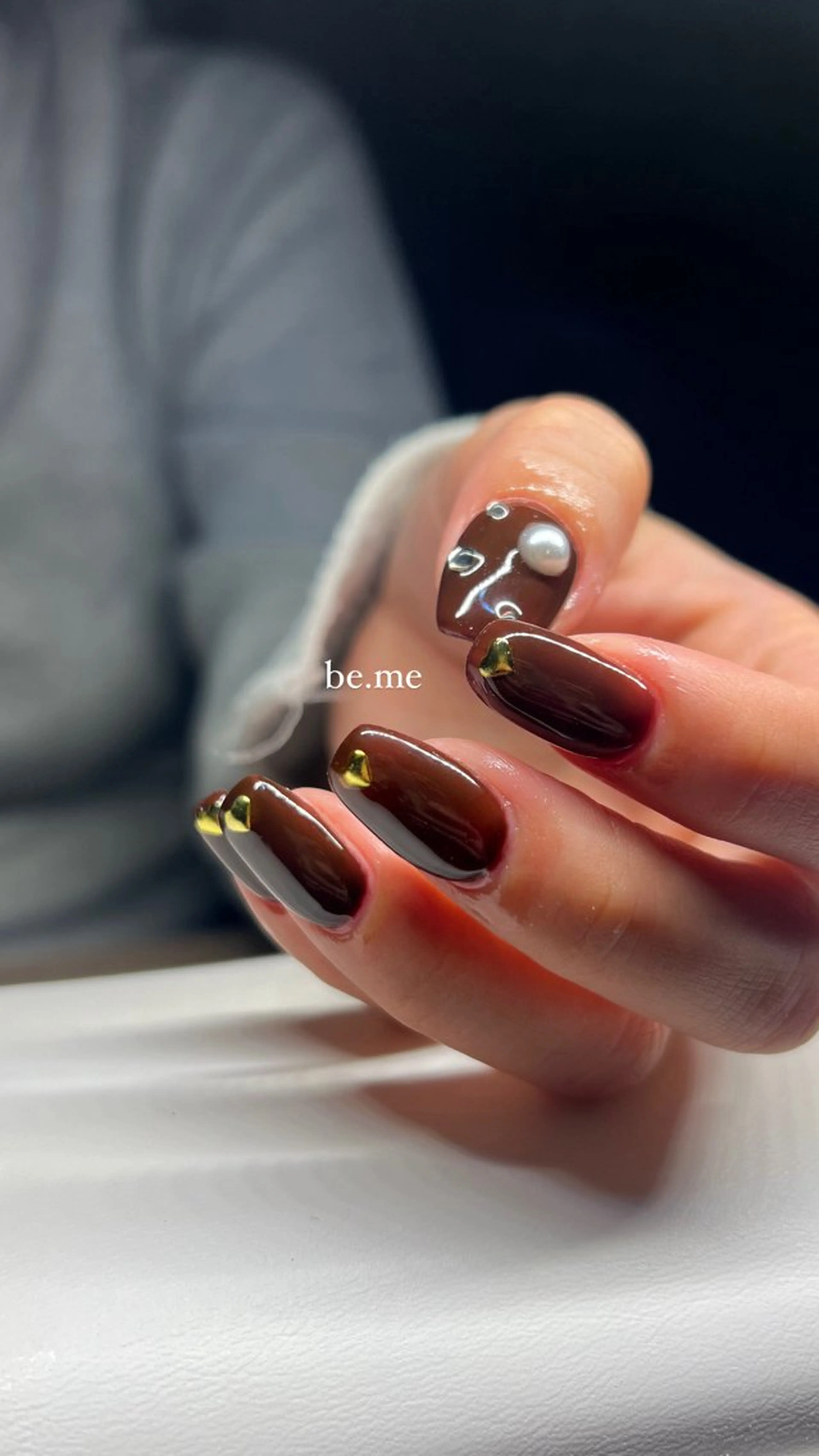 ネイル ワンカラーネイル be.me yuunaのネイルデザイン