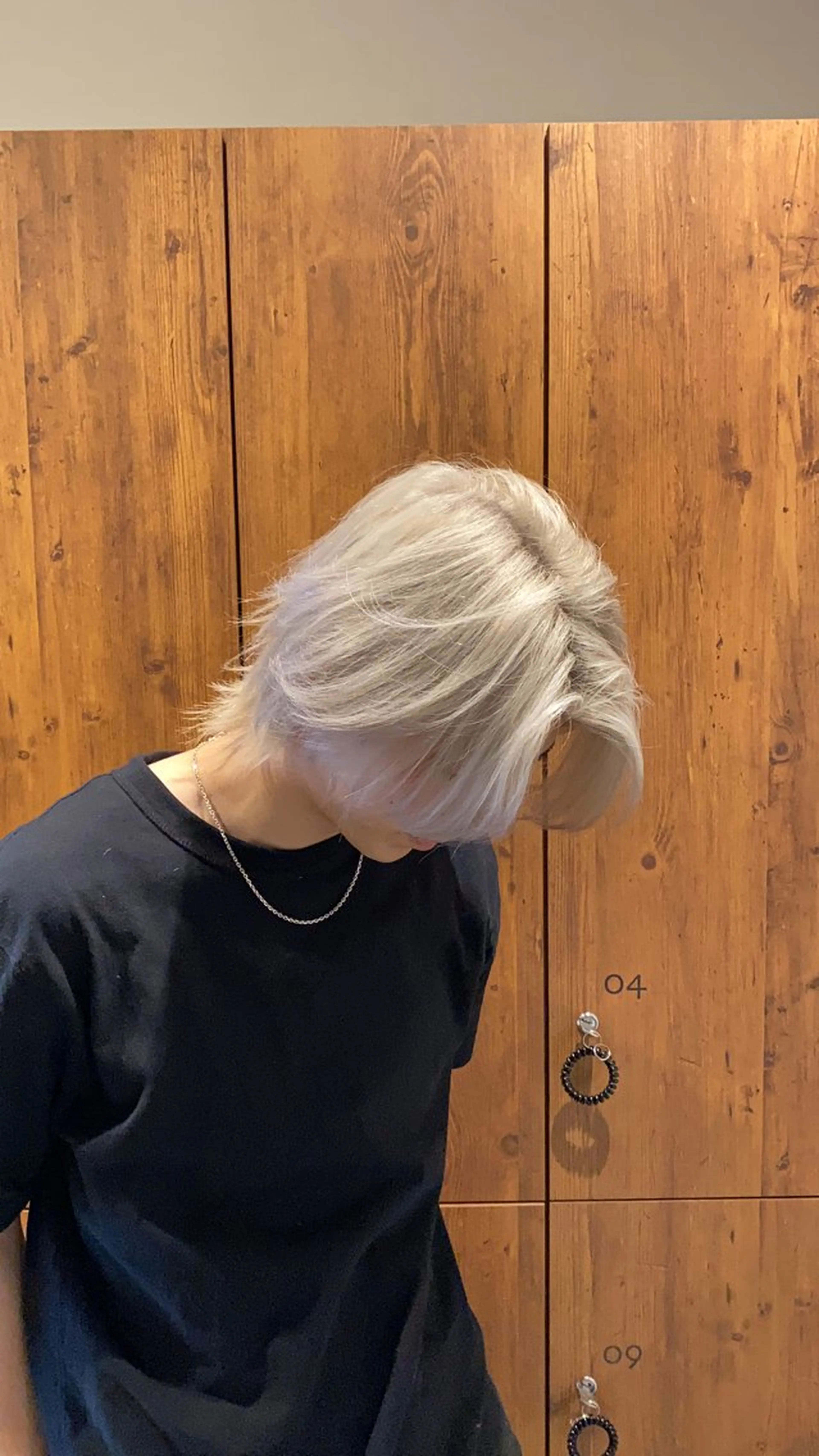 メンズ 透明感ブリーチ/ メンズパーマのヘアスタイル