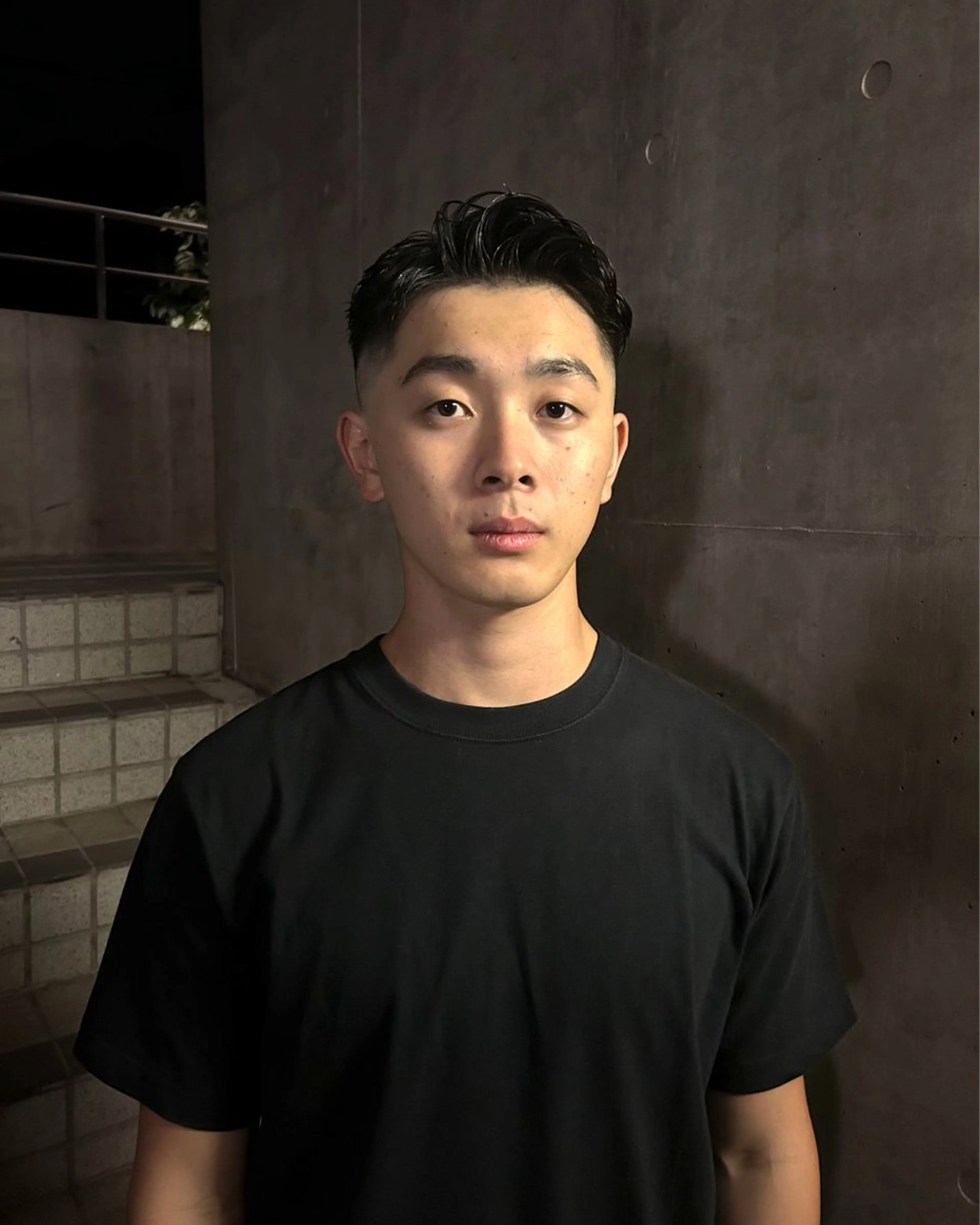 メンズ 暗髪🐈‍⬛艶髪☔︎ 愛弥のヘアスタイル