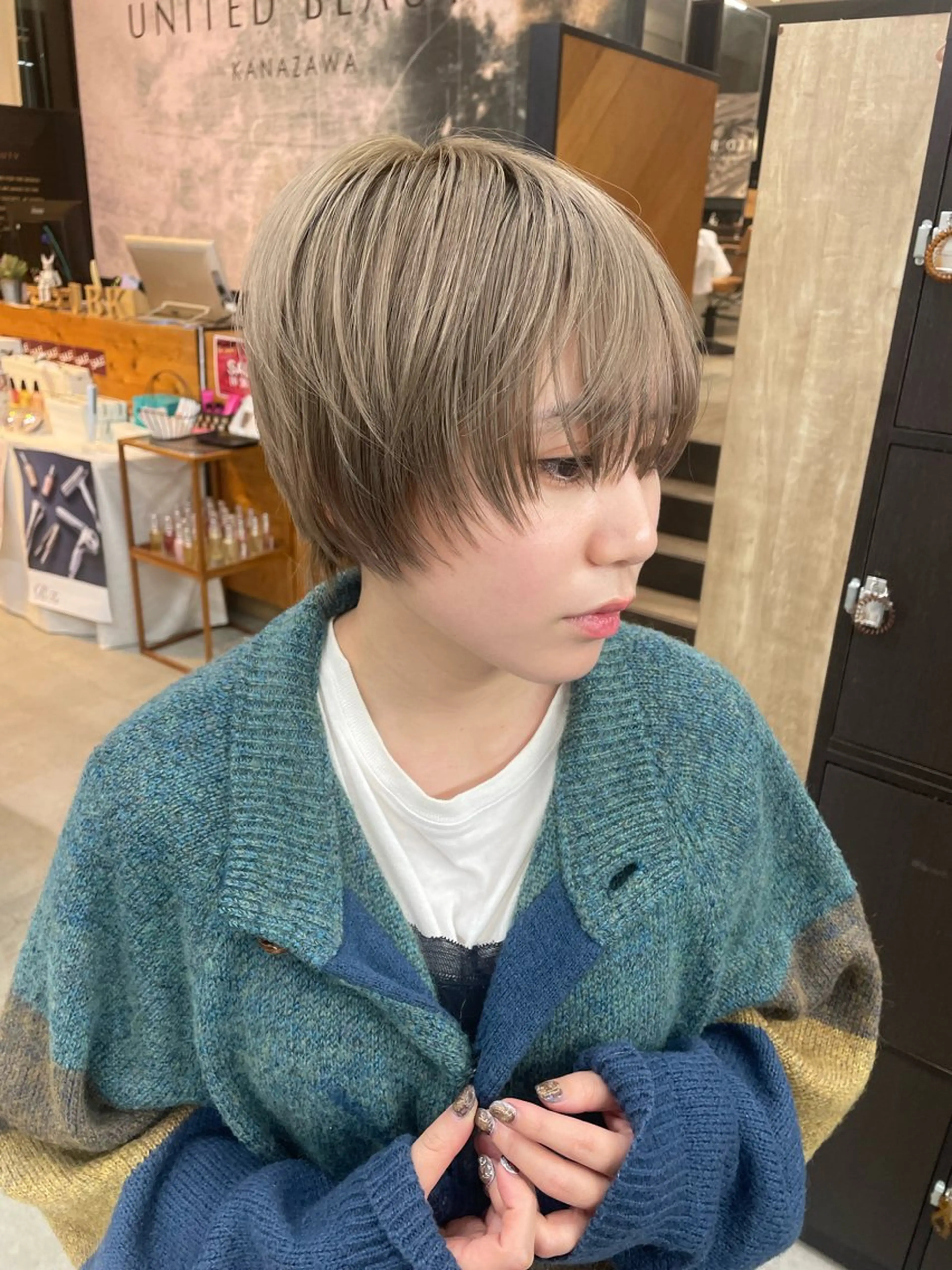 ショート カット ヘアカラー UNITED  BEAUTY KANAZAWA所属・テラダ ユウシン西金沢のヘアスタイル