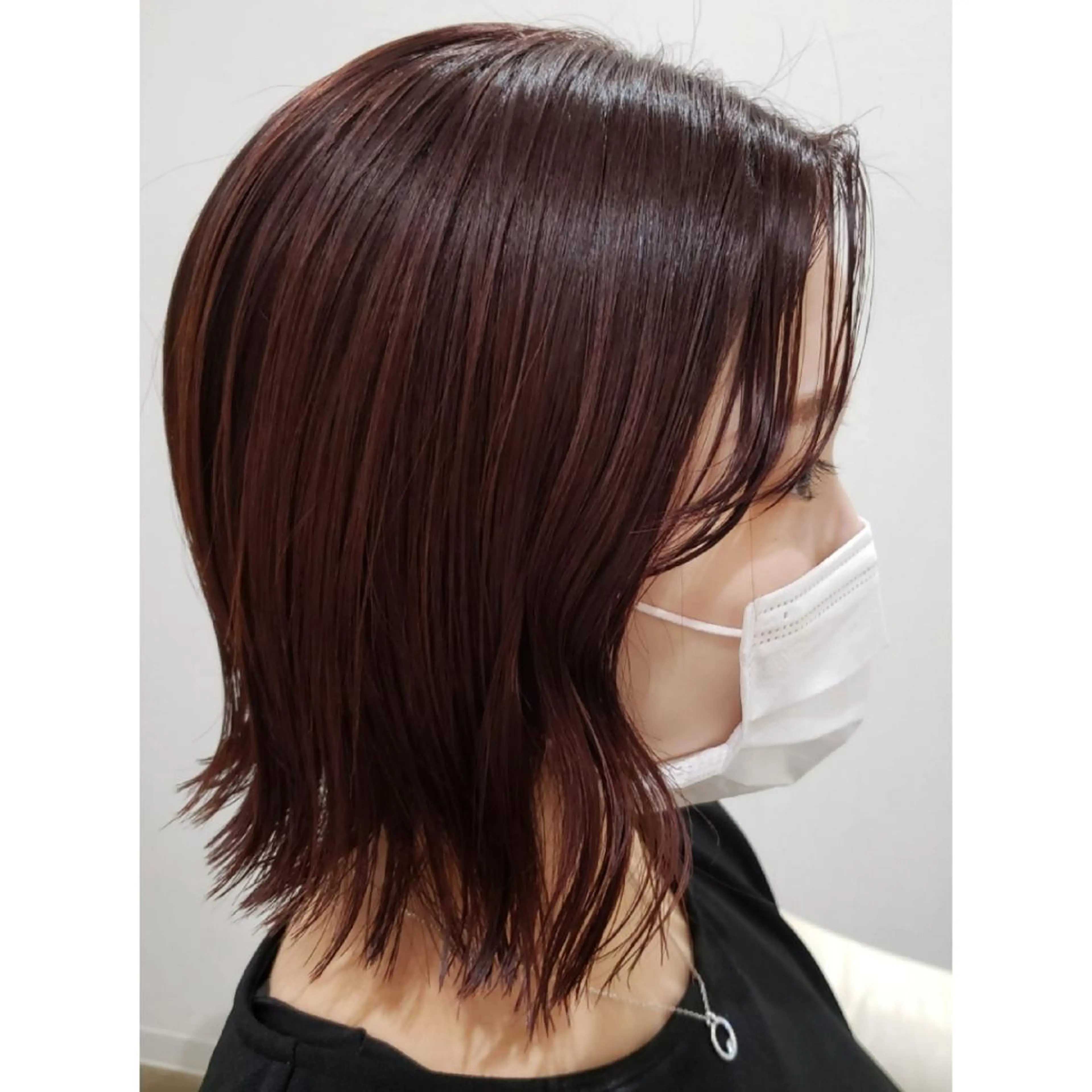 ミディアム カラー ヘアアレンジ ブリーチ ブリーチなしカラー レッドカラー 髪質改善 カット ヘアカラー トリートメント 髪質改善サロン🍃 AIRI のヘアスタイル