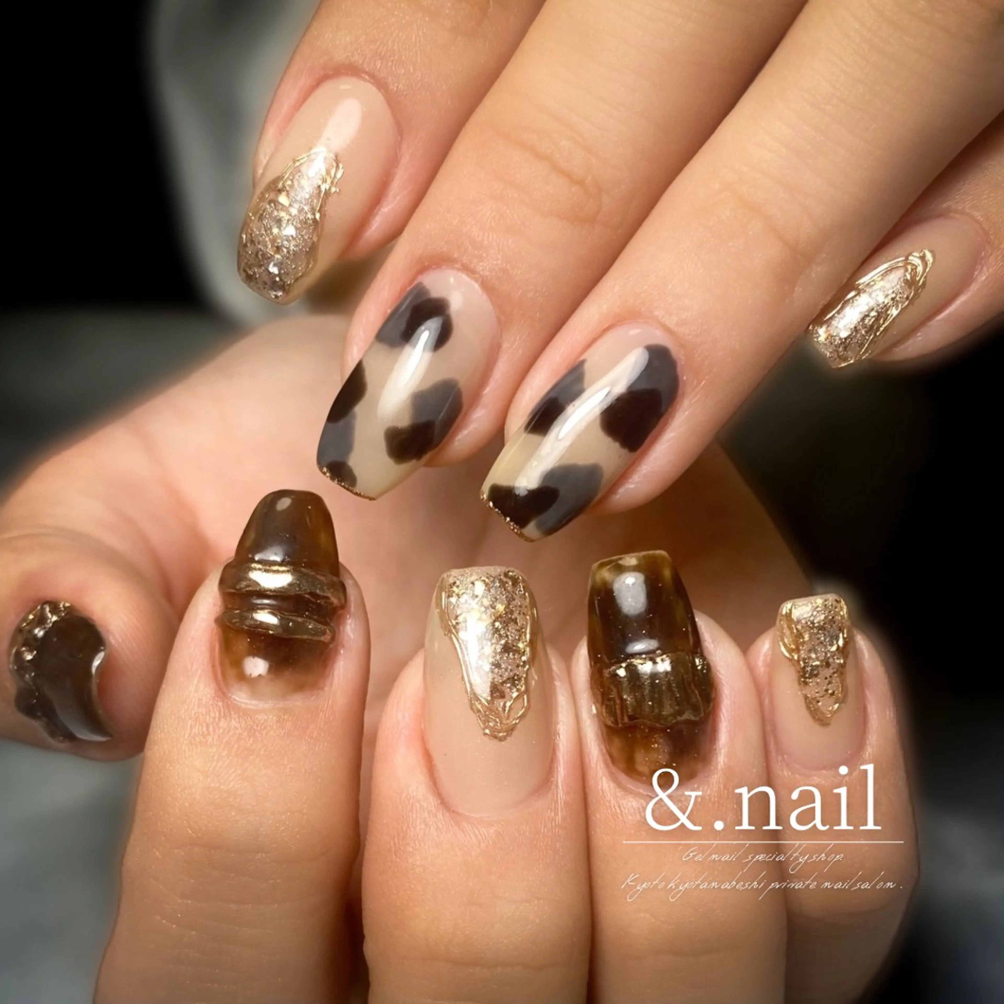 ネイル ハンドネイル &.nail/ ニュアンス/持込み可のネイルデザイン