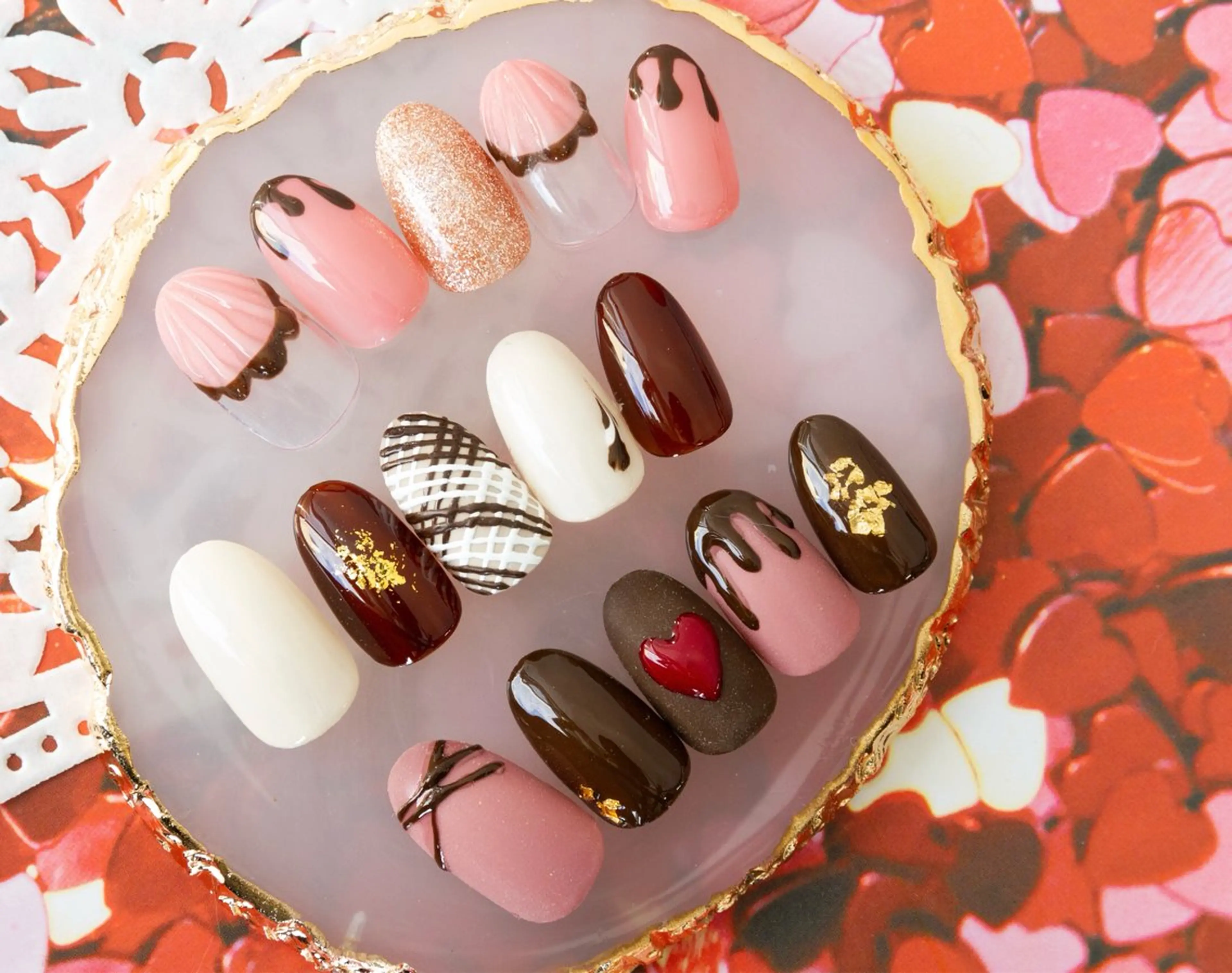 1月16日 ハンドジェルネイル💅100種類以上から選べるイベント定額ジェルオフ込み※練習モデルの写真