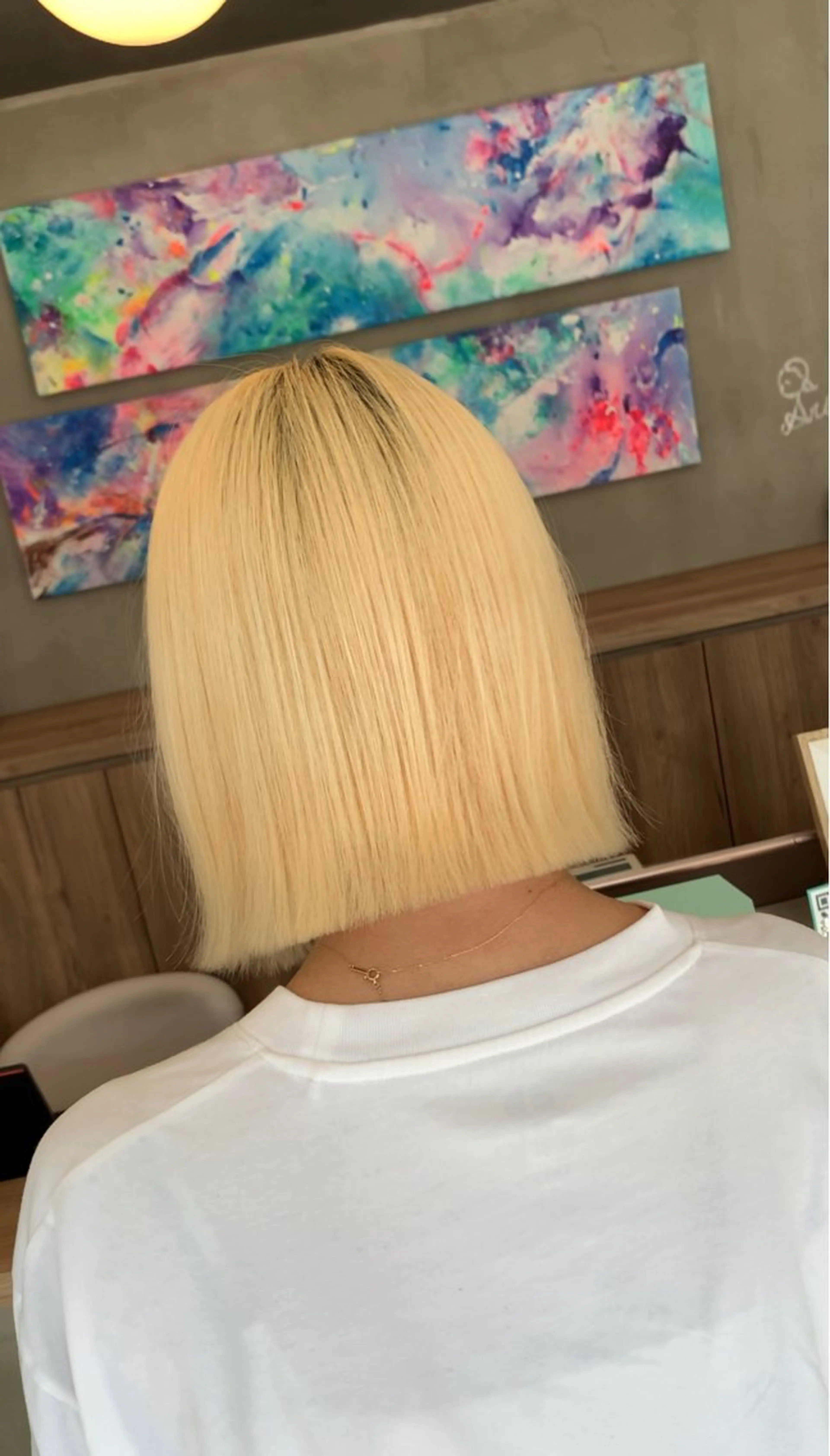 カラー ブリーチ/ストレート ダブルカラーtetoのヘアスタイル