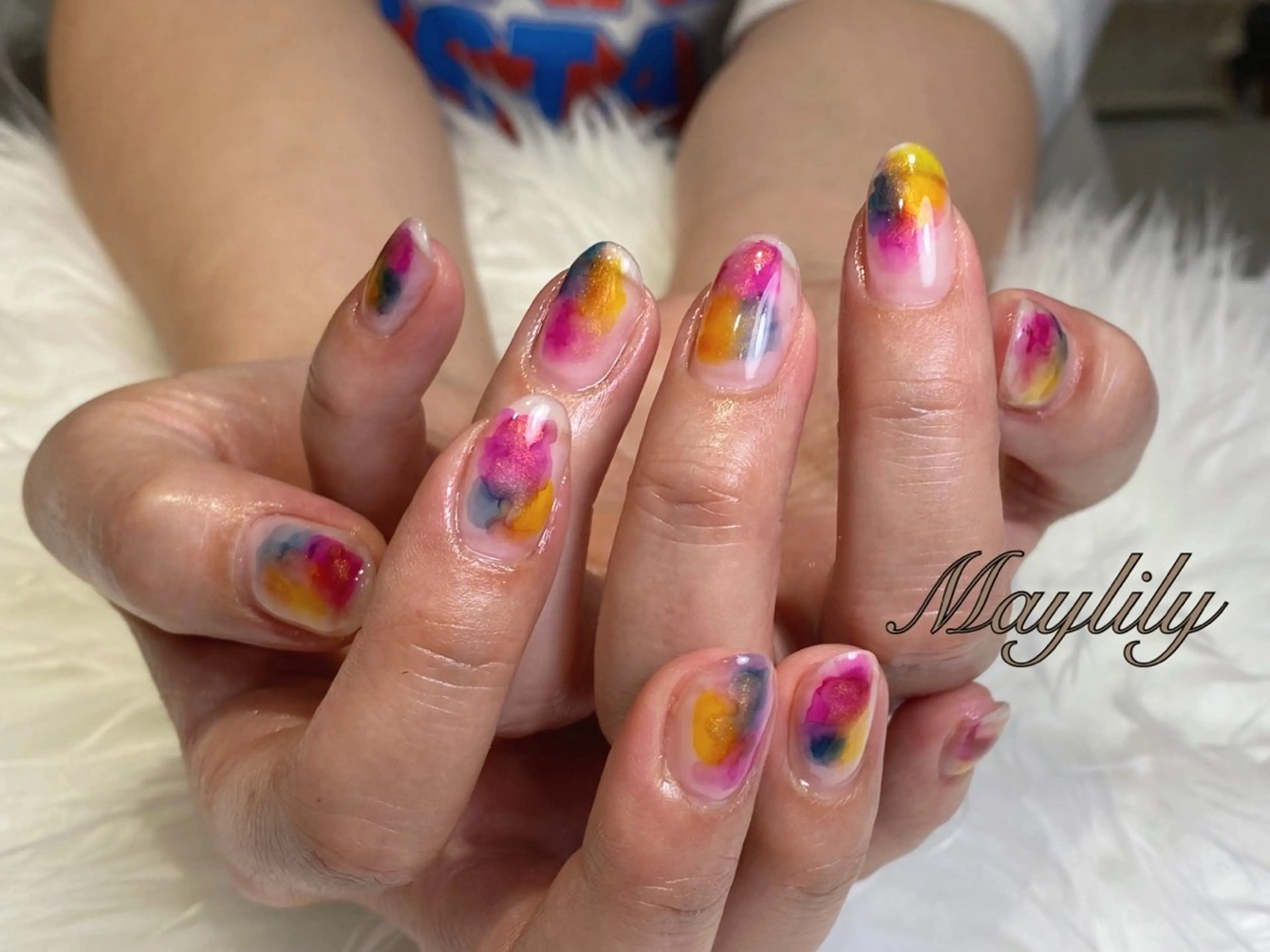 ネイル アートネイル ハンドネイル Nail salon Maylily所属・Nail salon Maylilyのネイルデザイン