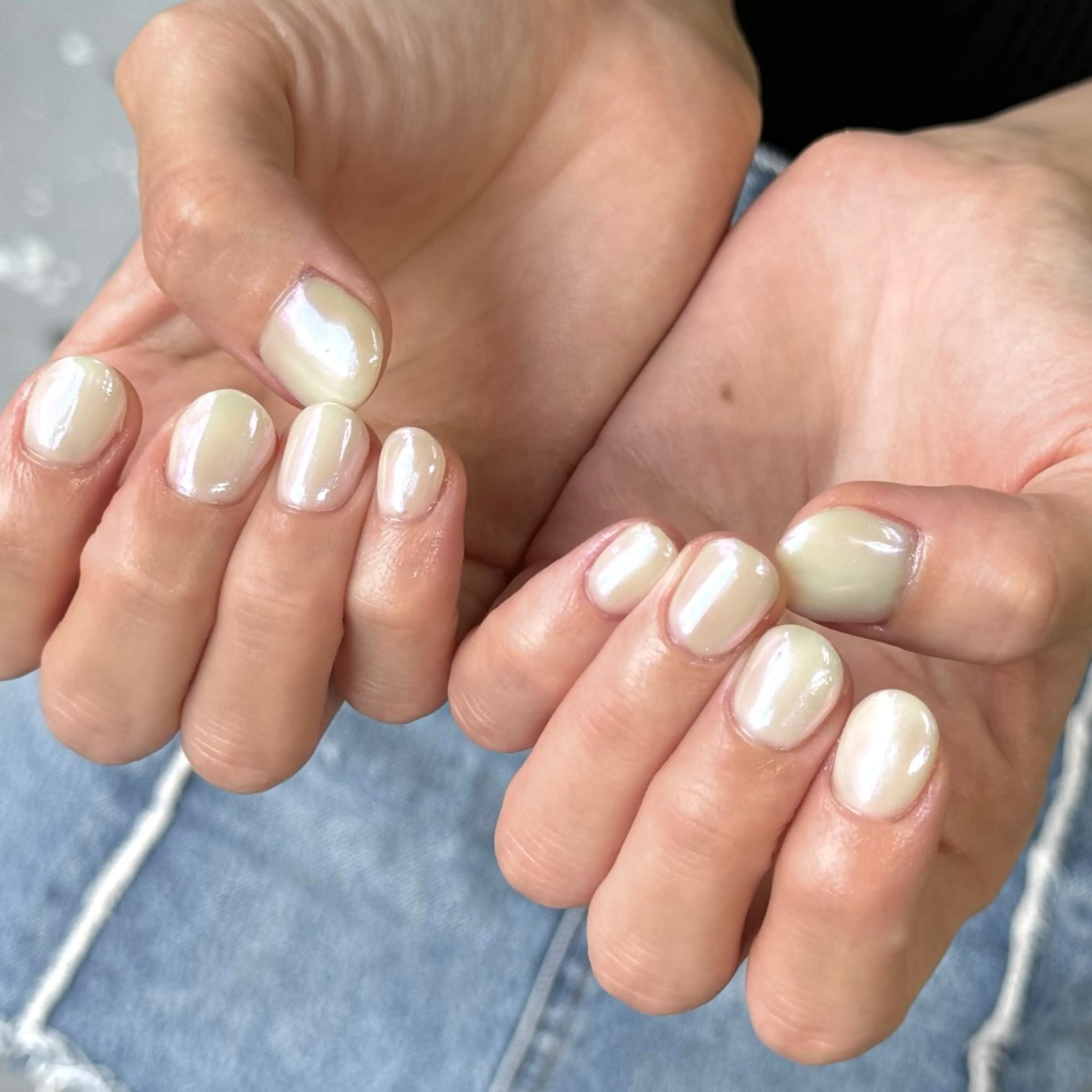 ネイル ミラーネイル ハンドネイル HARUKA ネイリスト福岡/薬院のネイルデザイン