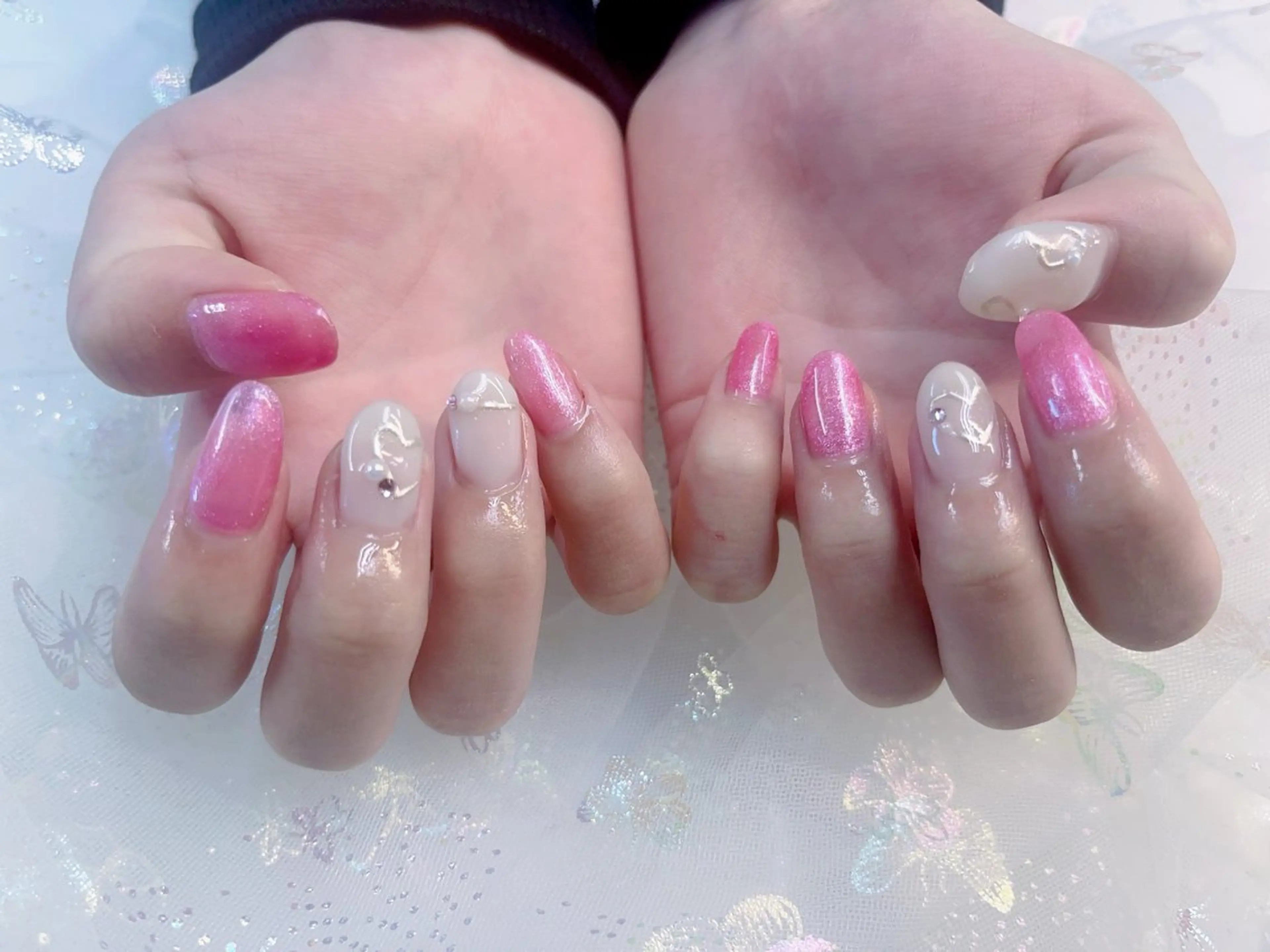 ネイル パーツ全部¥110 サロンミミのネイルデザイン