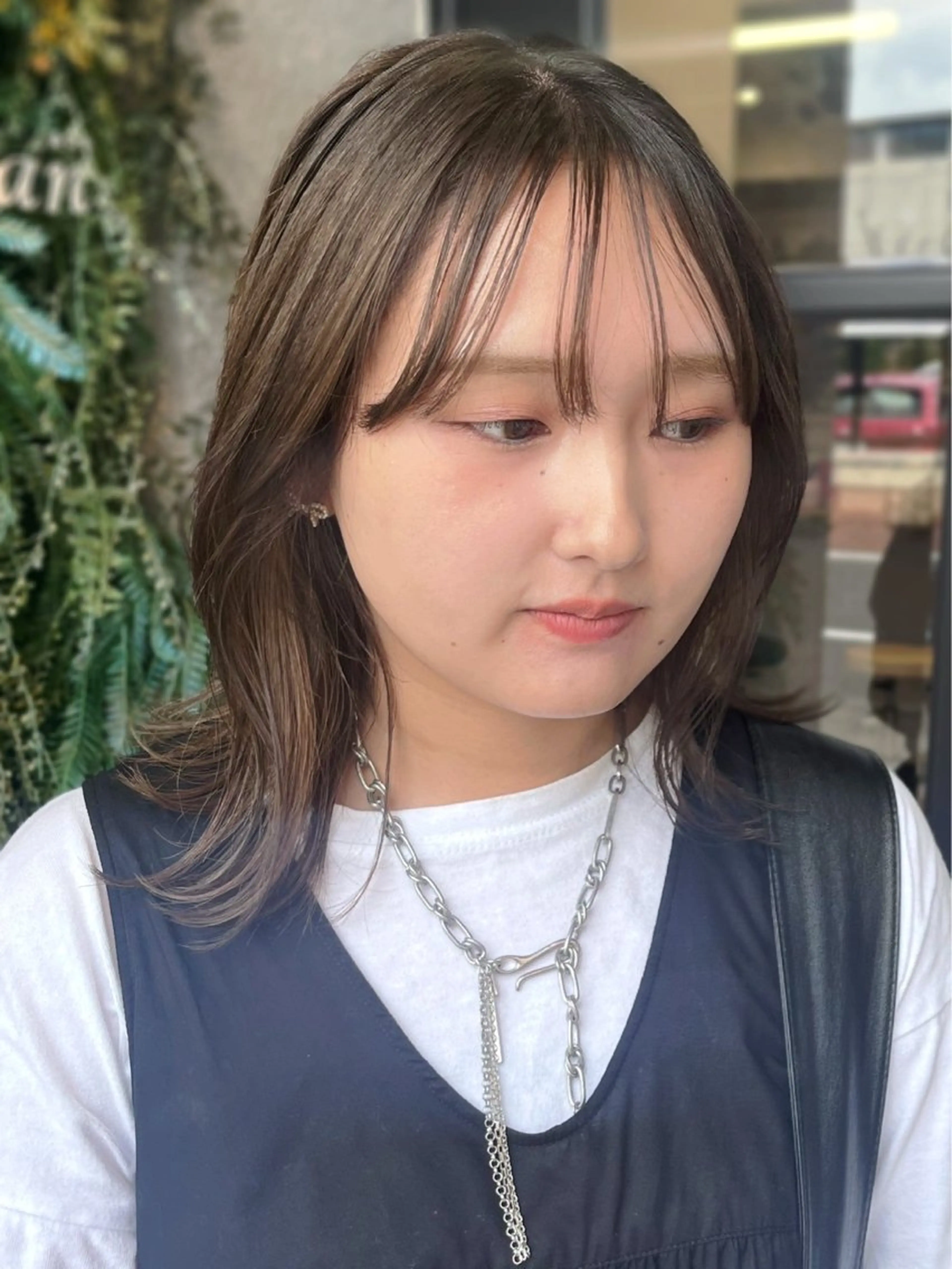 セミロング カラー 🪽ゆな 🪽のヘアスタイル