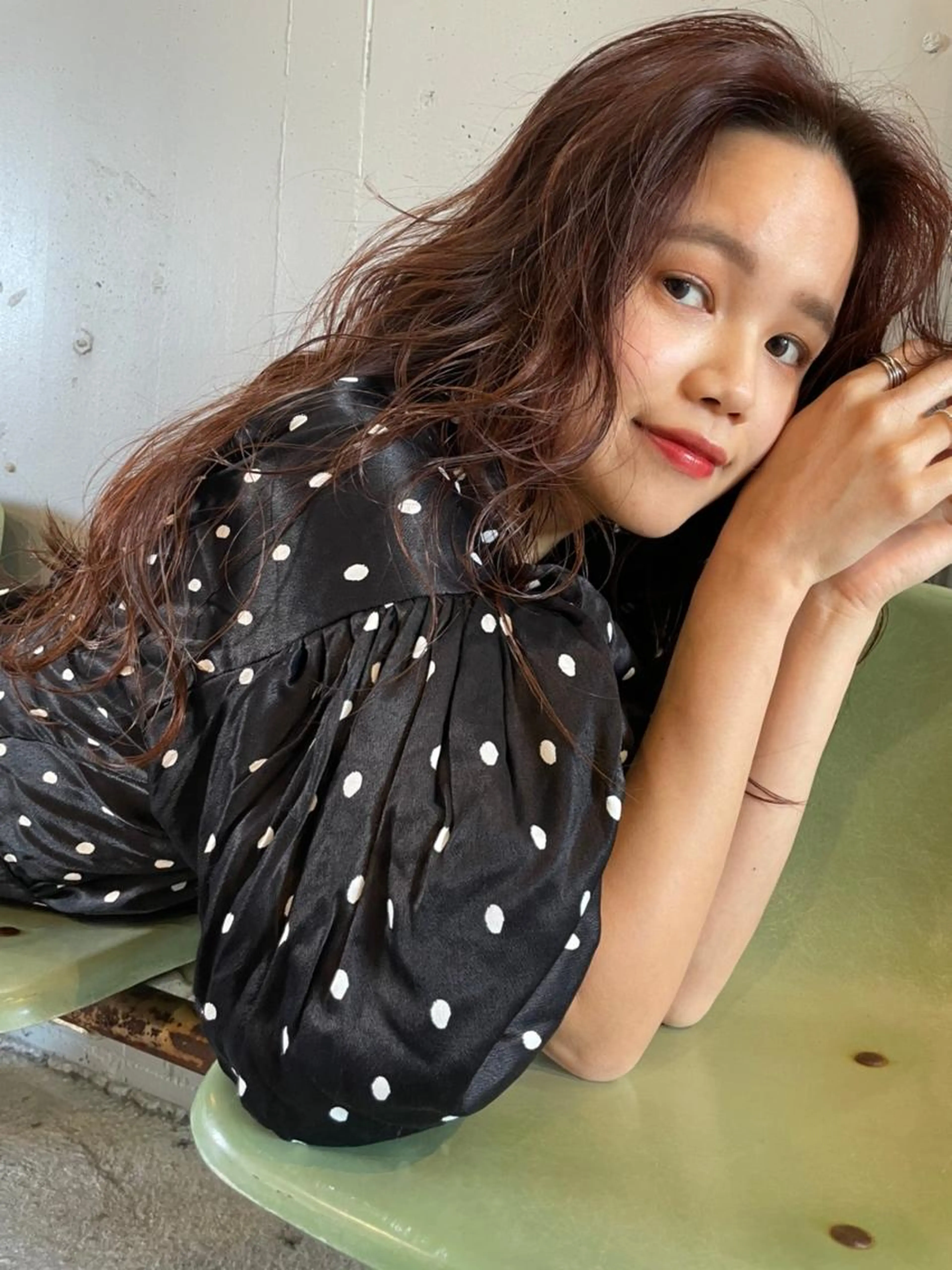 ❤️カット+低アルカリカラー＋最高峰TOKIOトリートメント《ロング料金無し》の写真