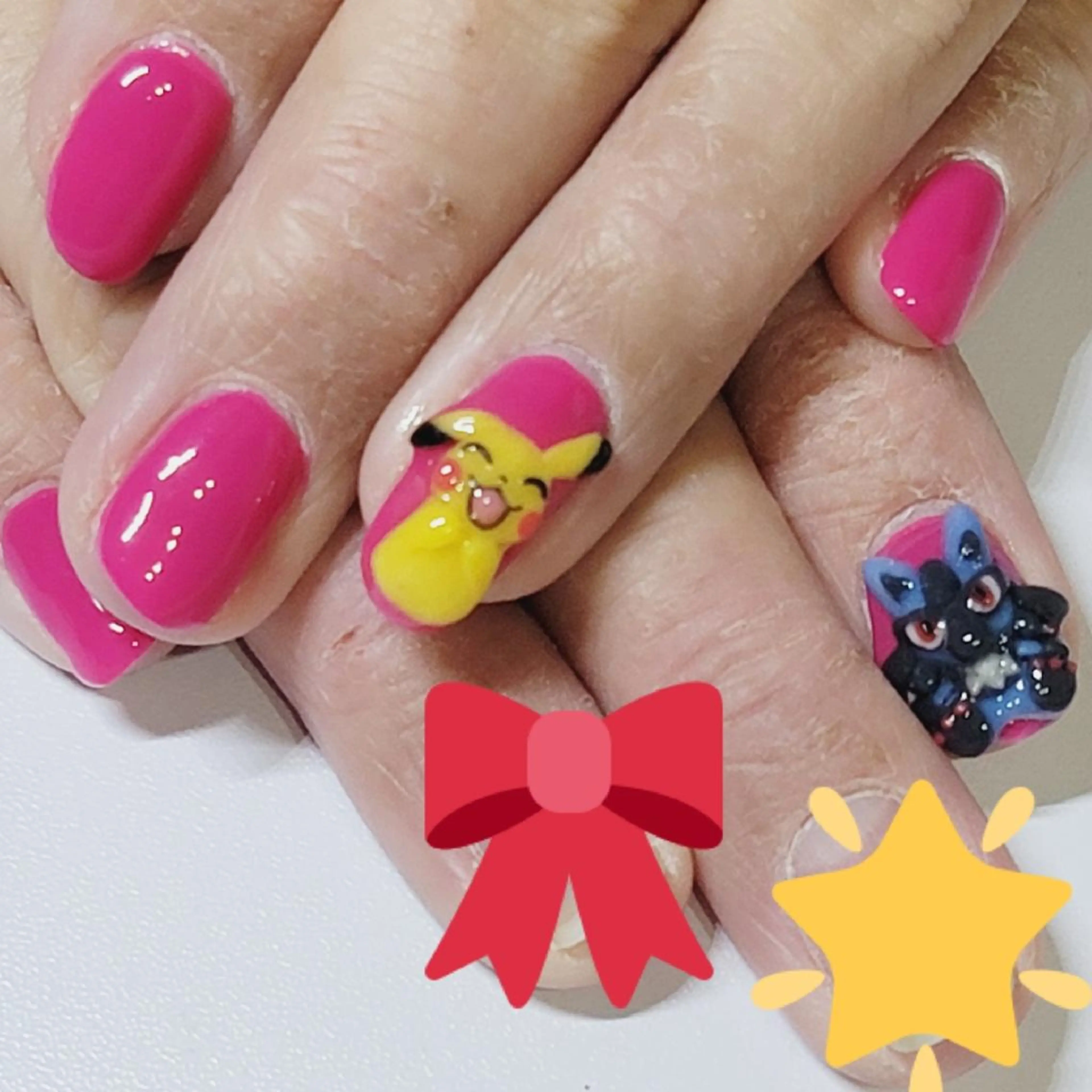 ネイル アートネイル ワンカラーネイル ピンク ハンドネイル よしだ ひろきのネイルデザイン