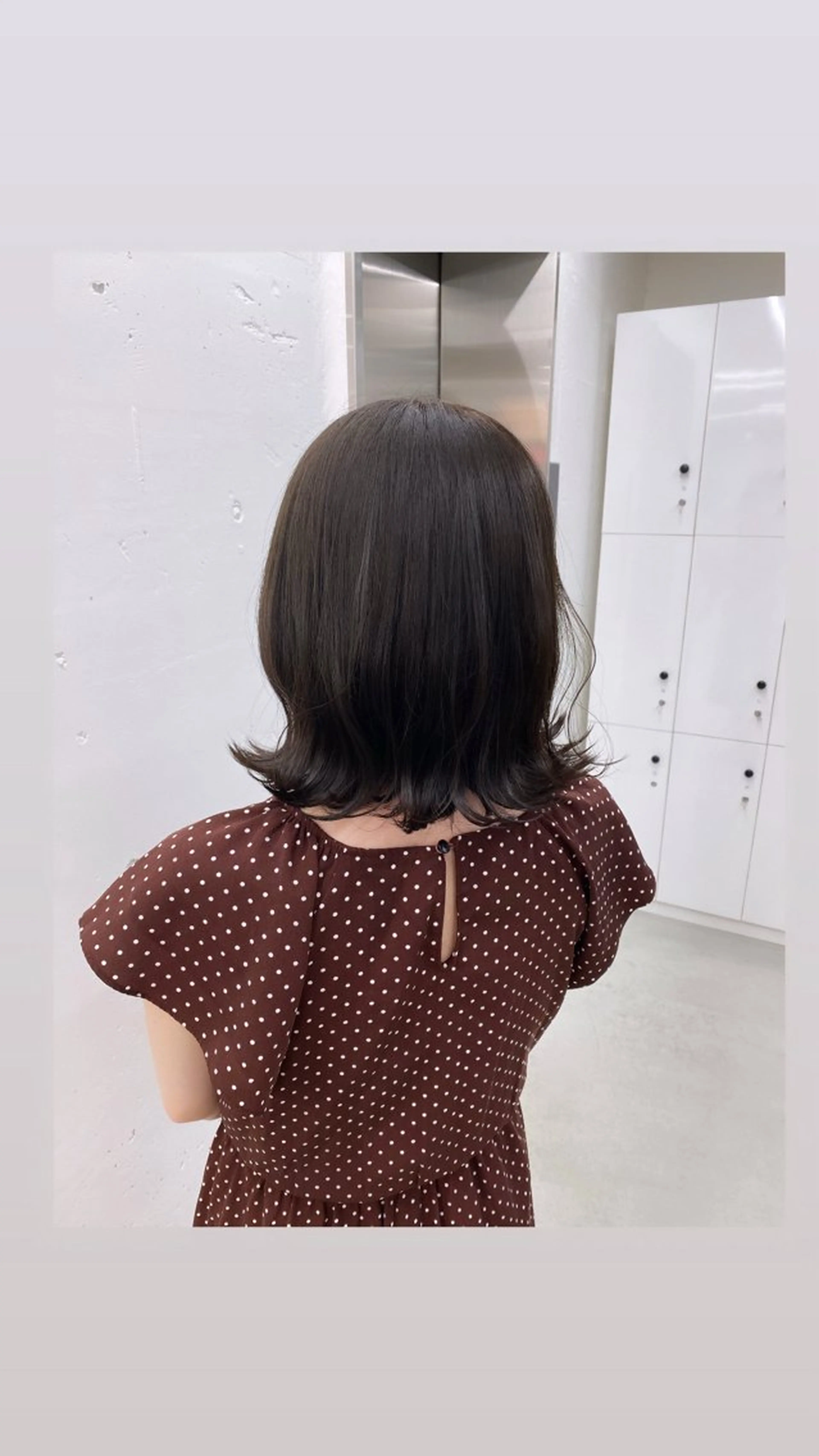 ミディアム カラー グレージュ オリーブグレージュ オリーブグレー JILL🌟 せいゆのヘアスタイル