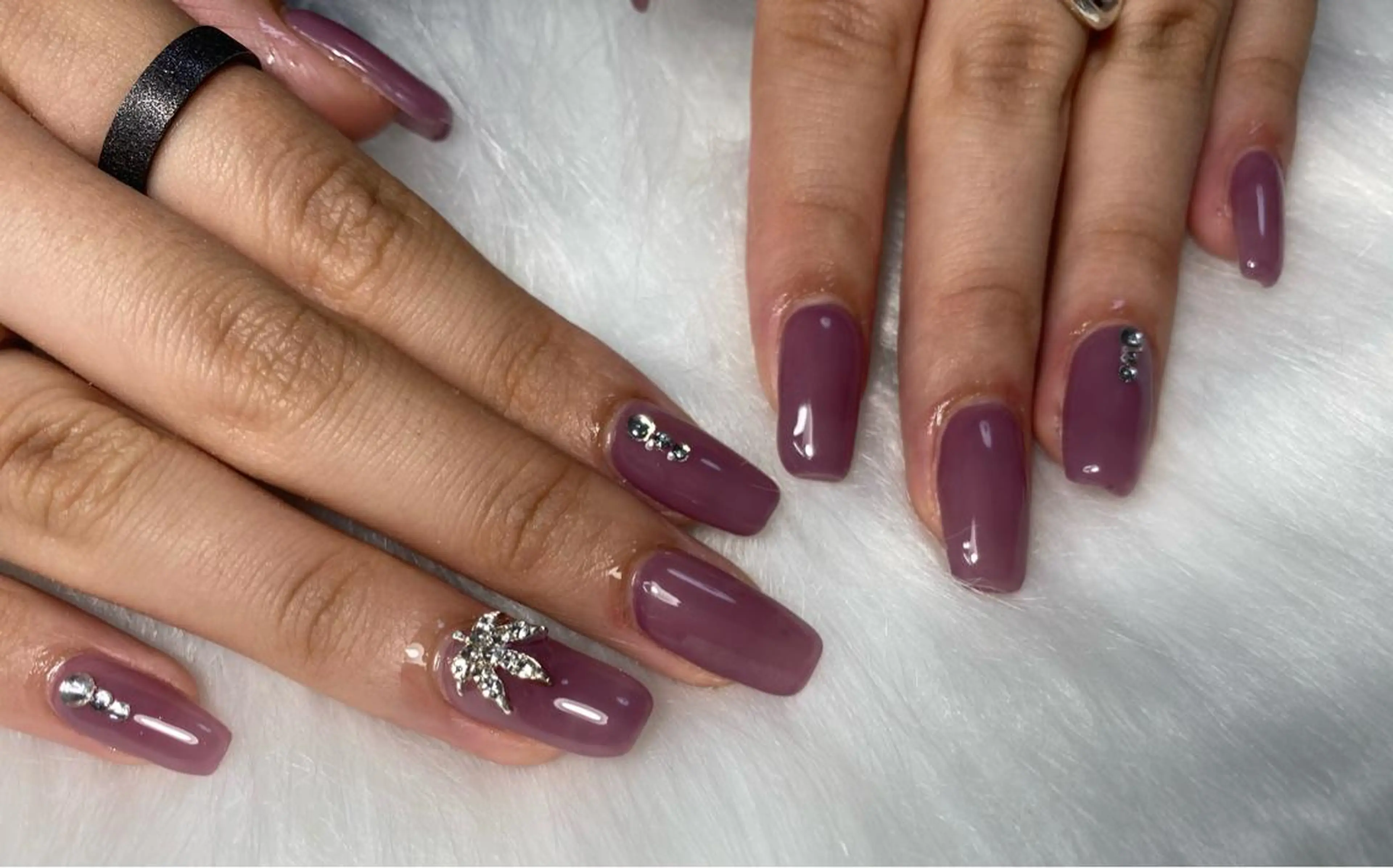 ネイル ハンドネイル Mana‪ ‪·͜· ❤︎‬のネイルデザイン