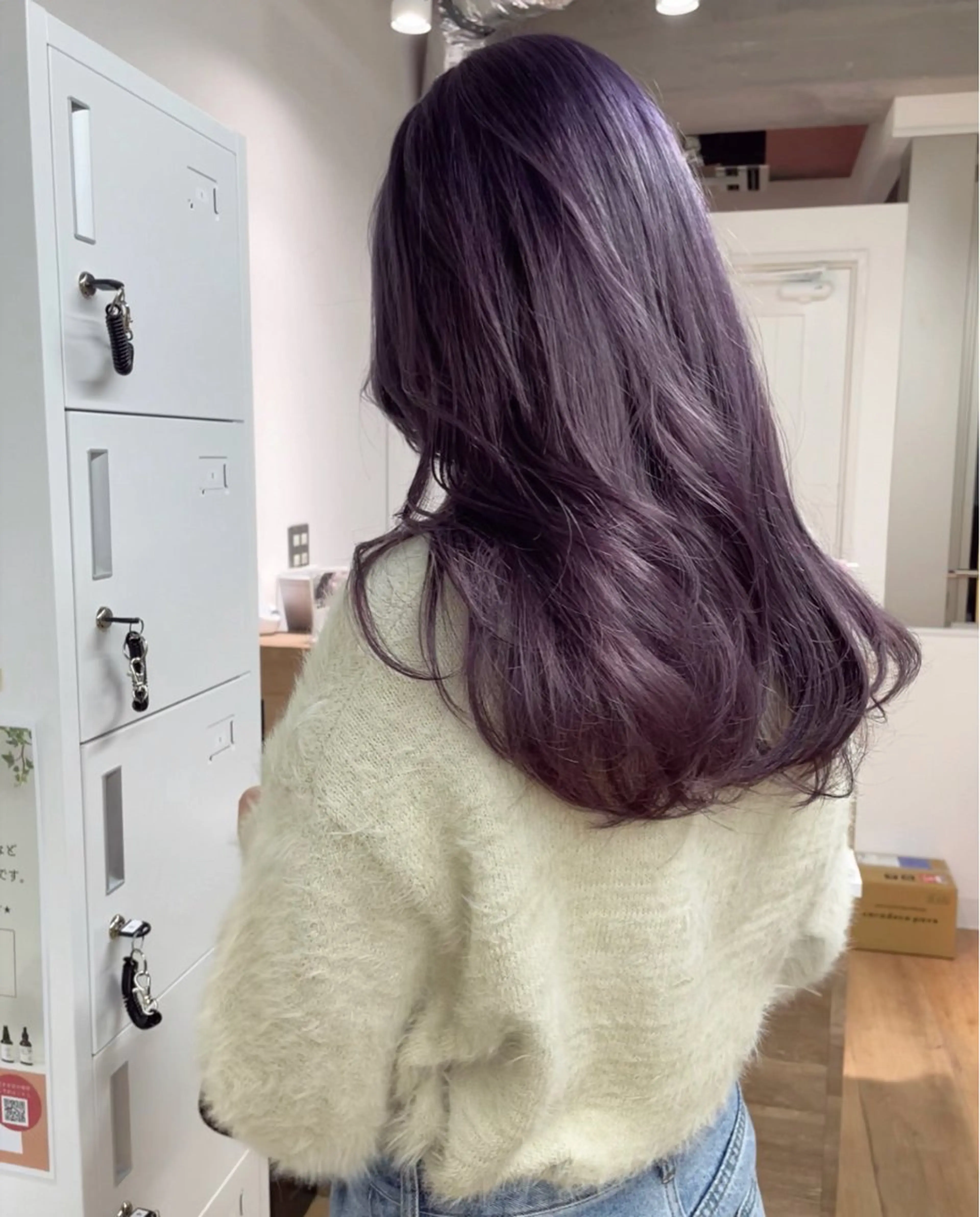 セミロング カラー アンサイ 成増のヘアスタイル